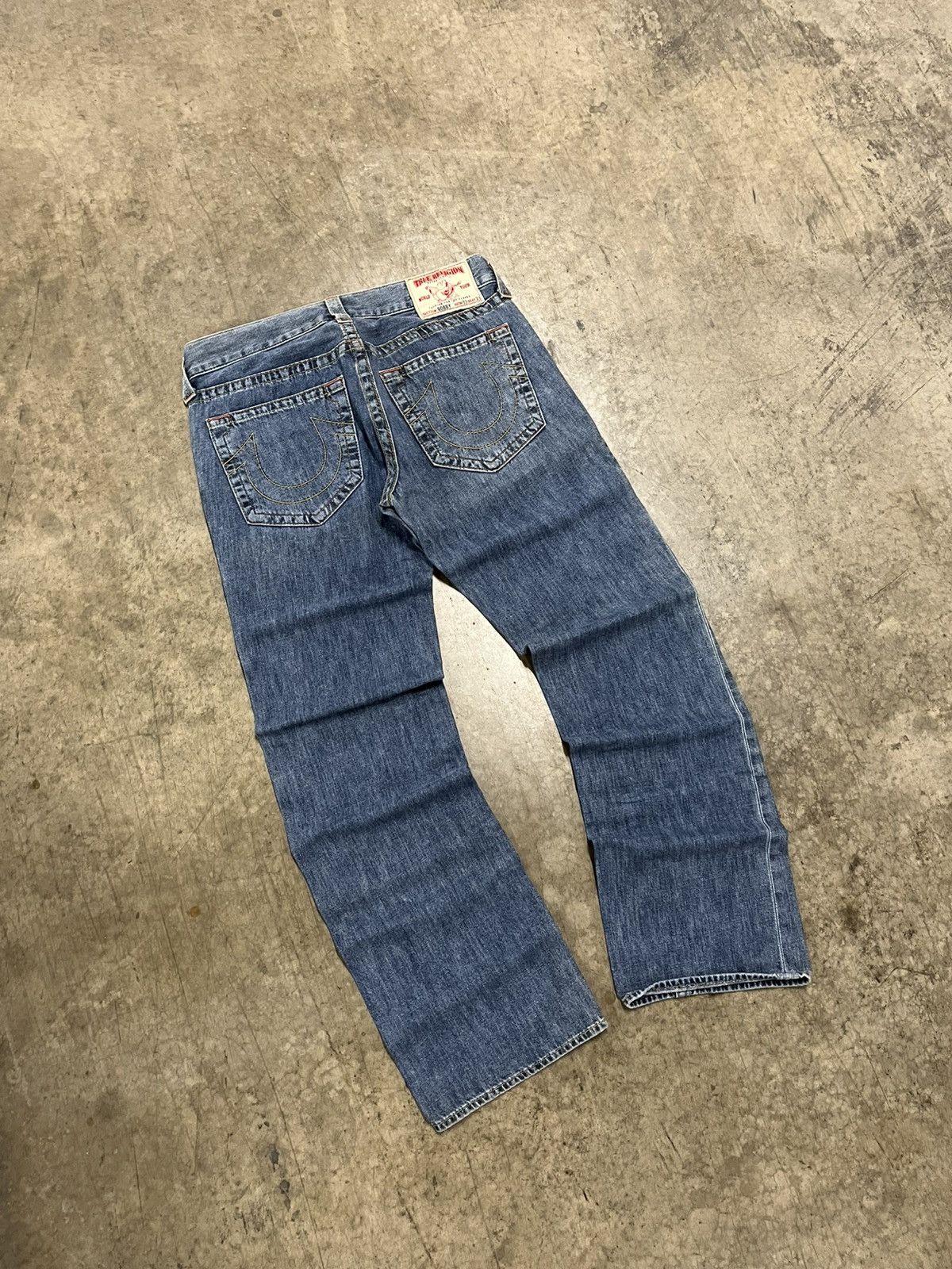 True Religion × Vintage True religion baggy fit y2k skater wide leg hype rare Size US 34 / EU 50 - 3 Thumbnail