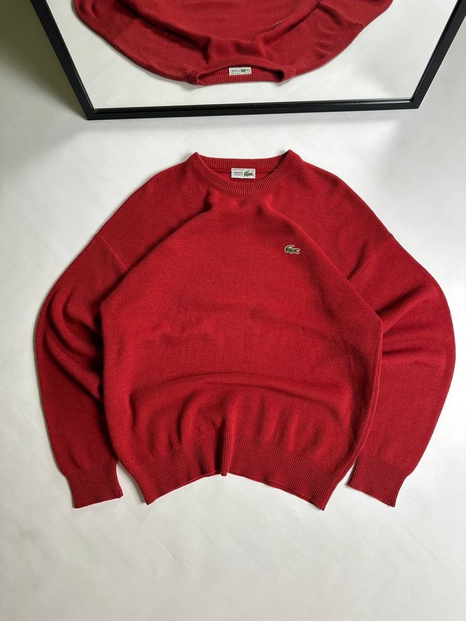 Lacoste 90s Vintage Lacoste Knite Sweater Size US XL / EU 56 / 4 - 1 Thumbnail