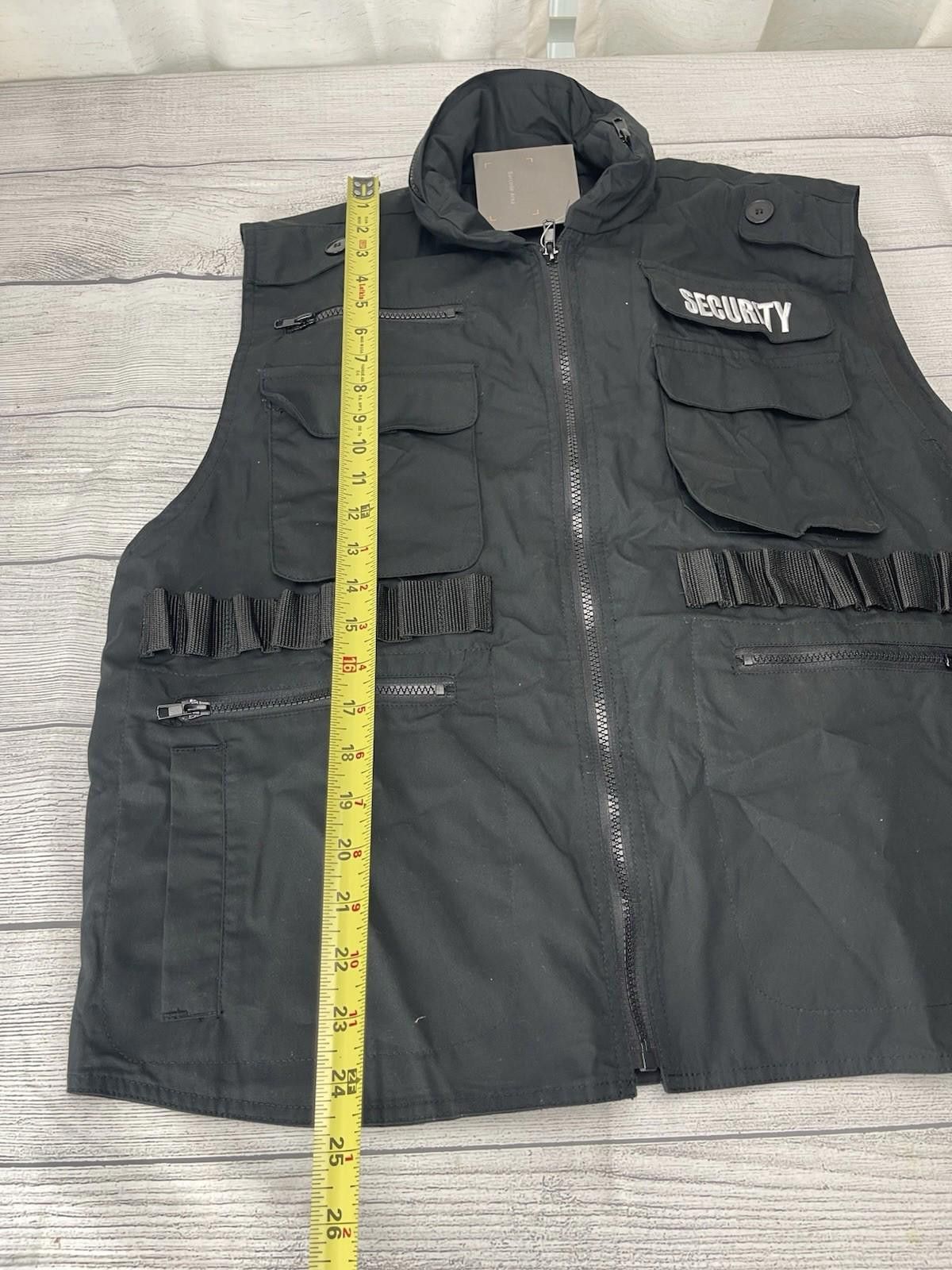 Backbone Backbone SECURITY Vest Uniform -Black -Size L Size US L / EU 52-54 / 3 - 7 Thumbnail