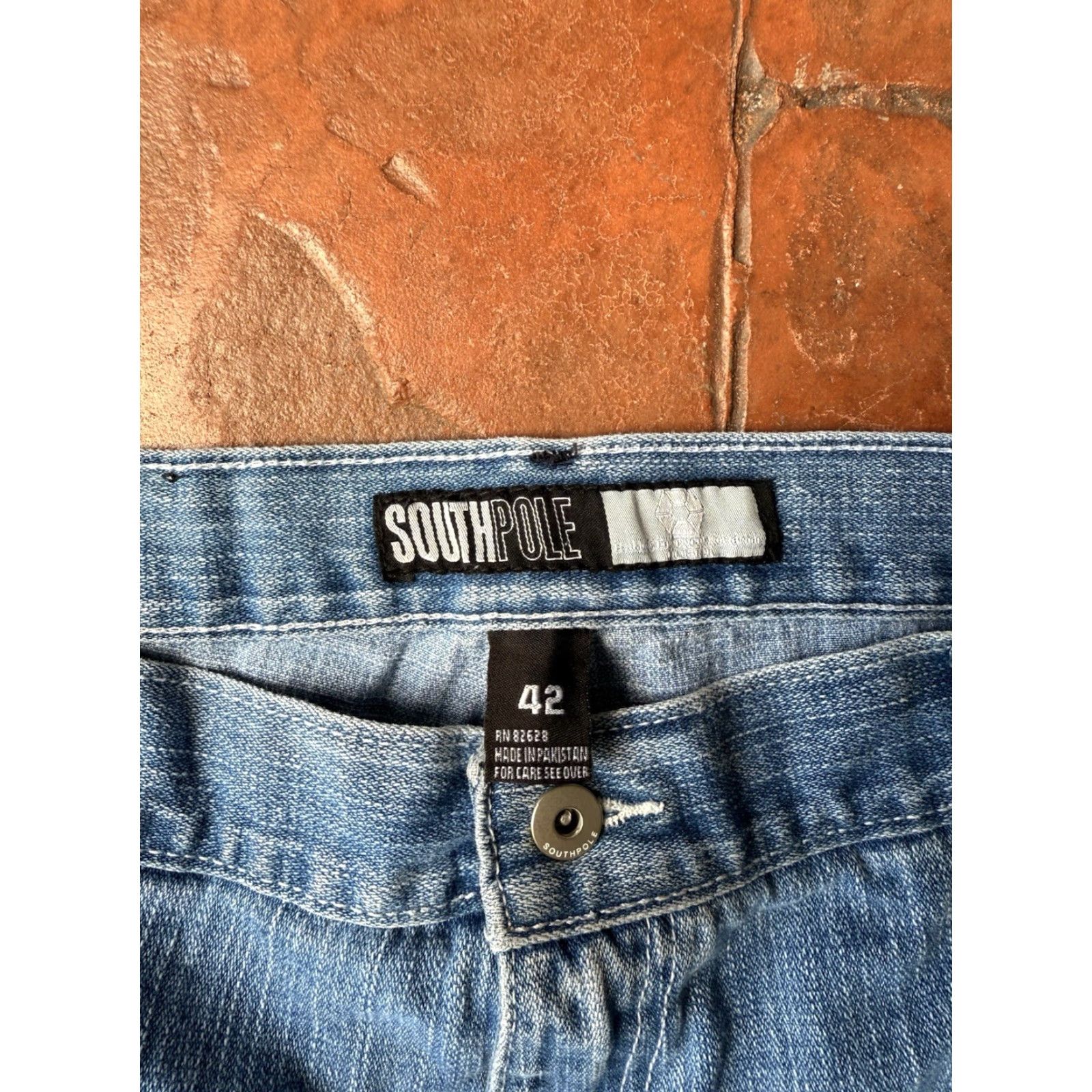 Southpole VINTAGE Southpole Baggy Bermuda Shorts Men 42 Denim Blue 90s Hip Hop Casual Mens Size US 42 / EU 58 - 3 Thumbnail