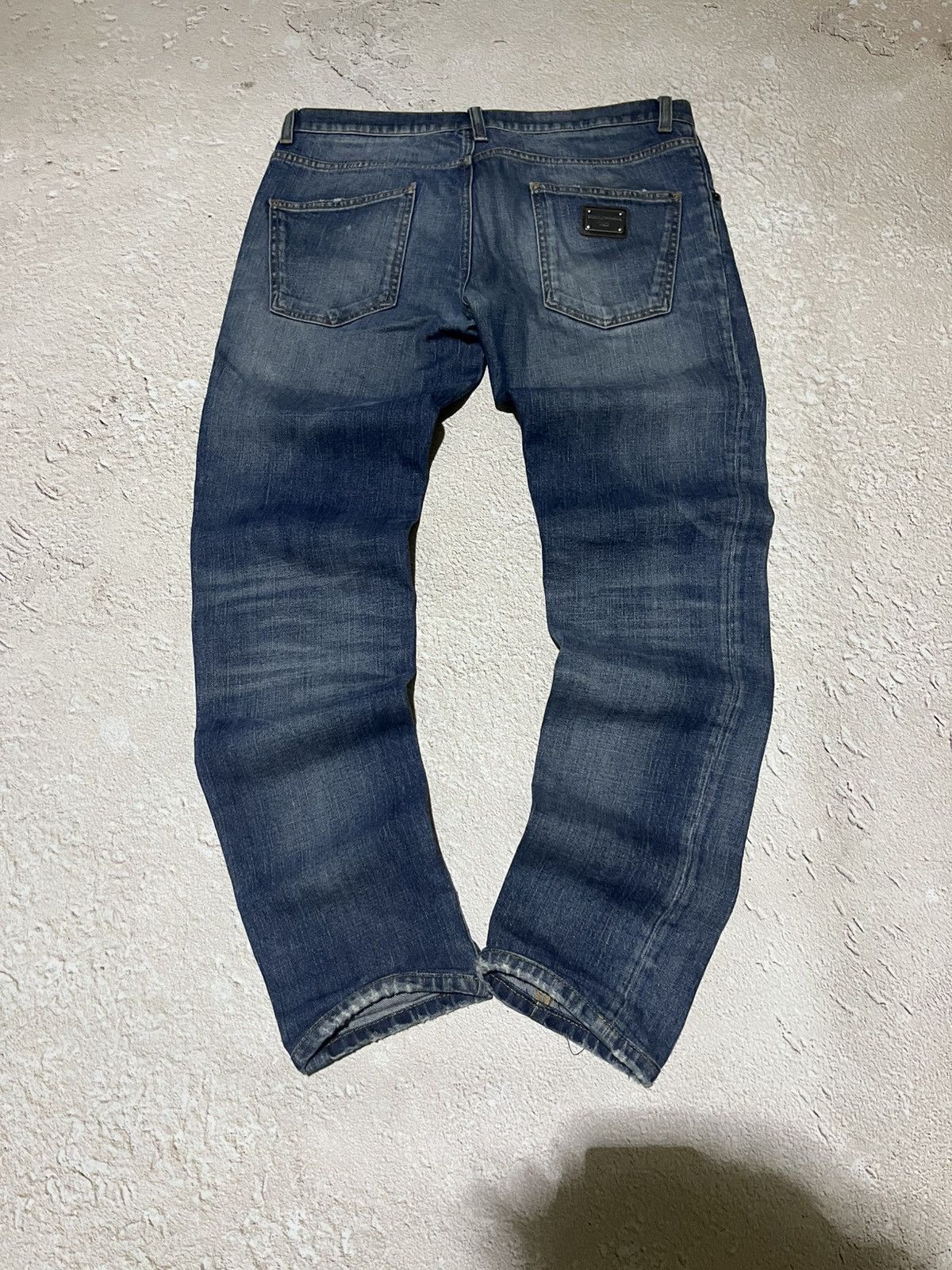 Dolce & Gabbana Dolce & Gabbana Archive Faded Blue Denim Jeans Y2K Size US 33 - 1 Thumbnail