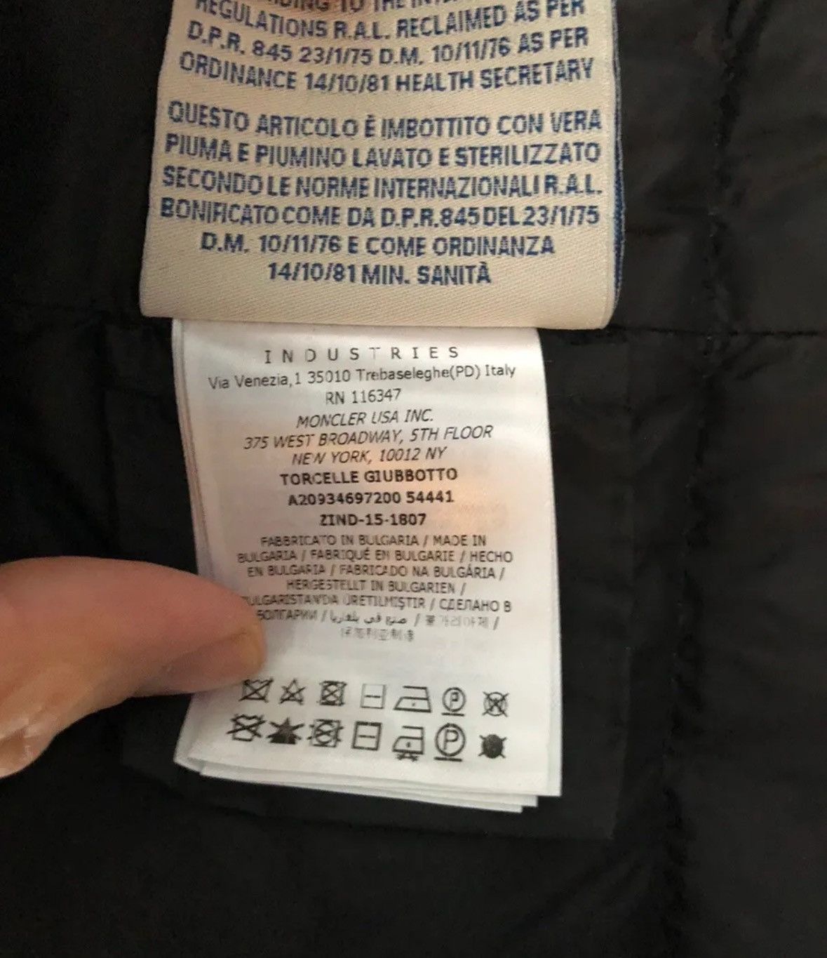 Moncler Moncler Torcelle Giubbotto - Puffer Down Wool Jacket Gray M Size M / US 6-8 / IT 42-44 - 10 Thumbnail