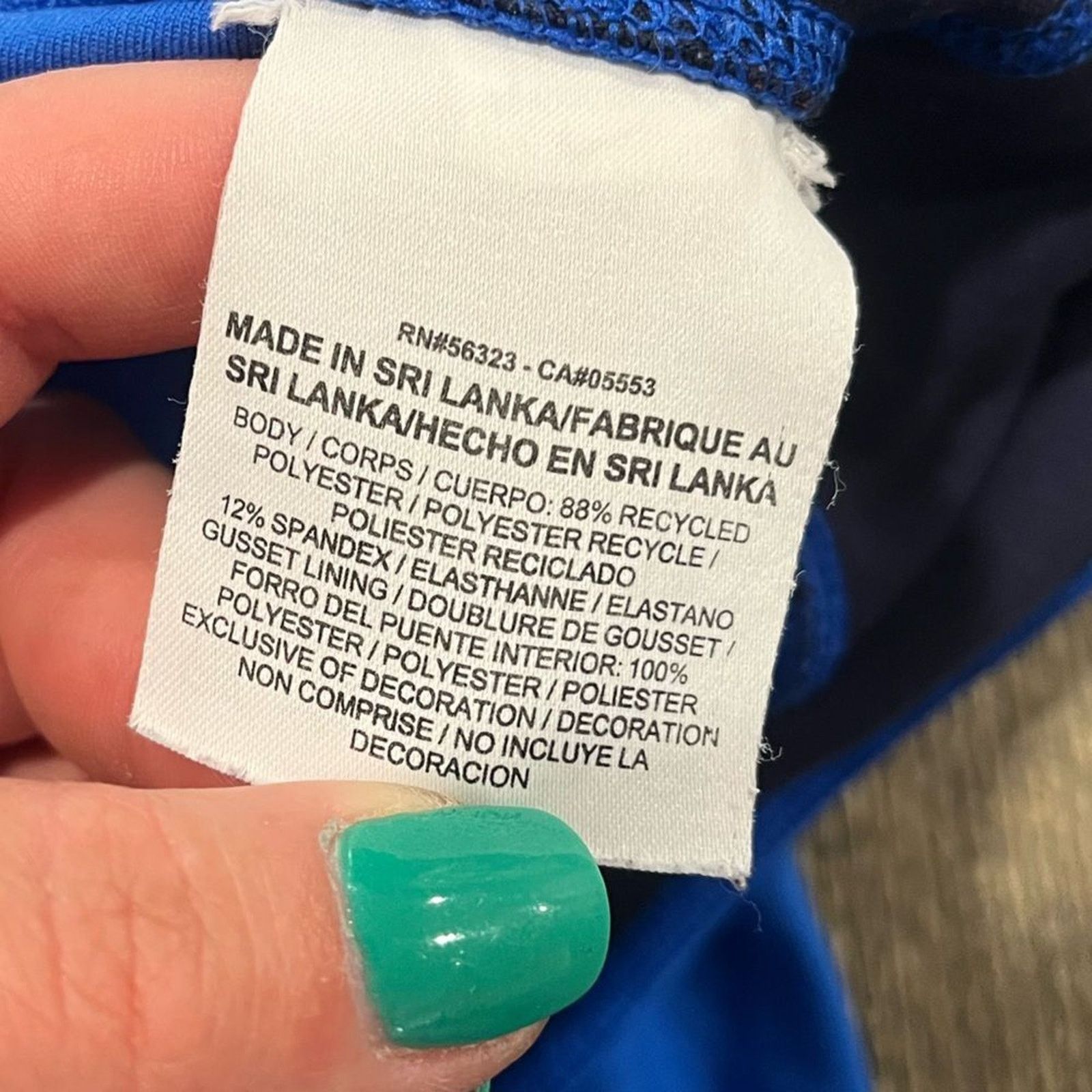 Nike Nike Dri-Fit Capri Leggings High Rise Tight Fit Pull-On M Size 28" / US 6 / IT 42 - 4 Thumbnail