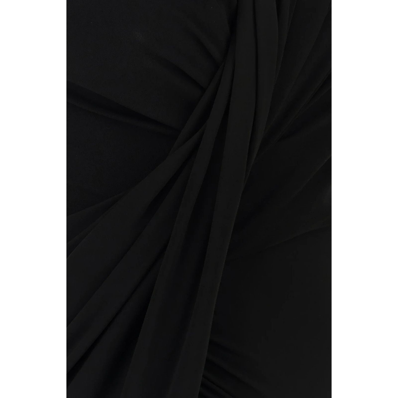 BALENCIAGA Black Stretch Crepe Dress New & Authentic (Women'