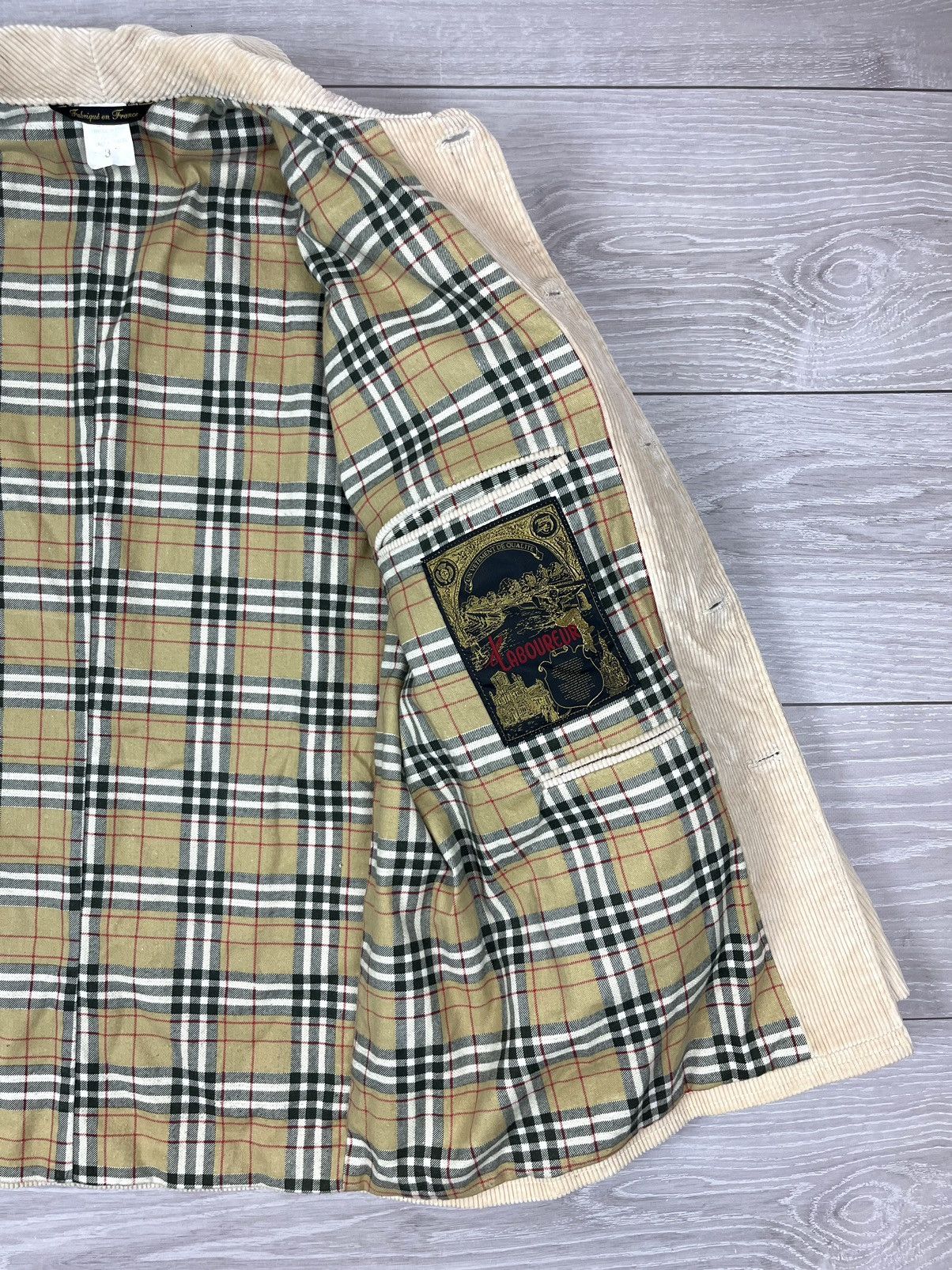 Le Laboureur Le Laboureur Vintage French Corduroy Work Pockets Jacket Size US L / EU 52-54 / 3 - 13 Thumbnail