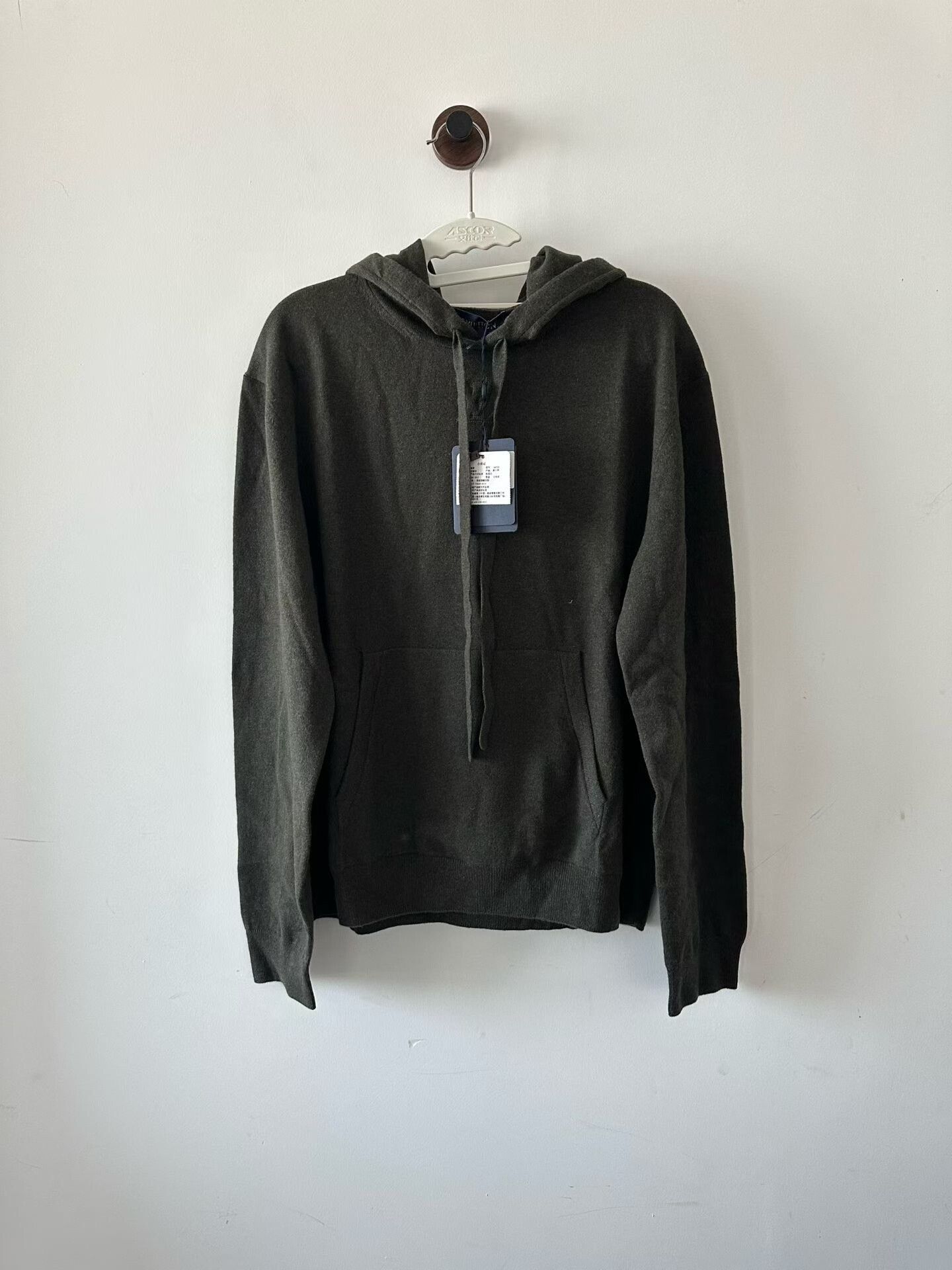 louis vuitton embossed logo cashmere hoodie