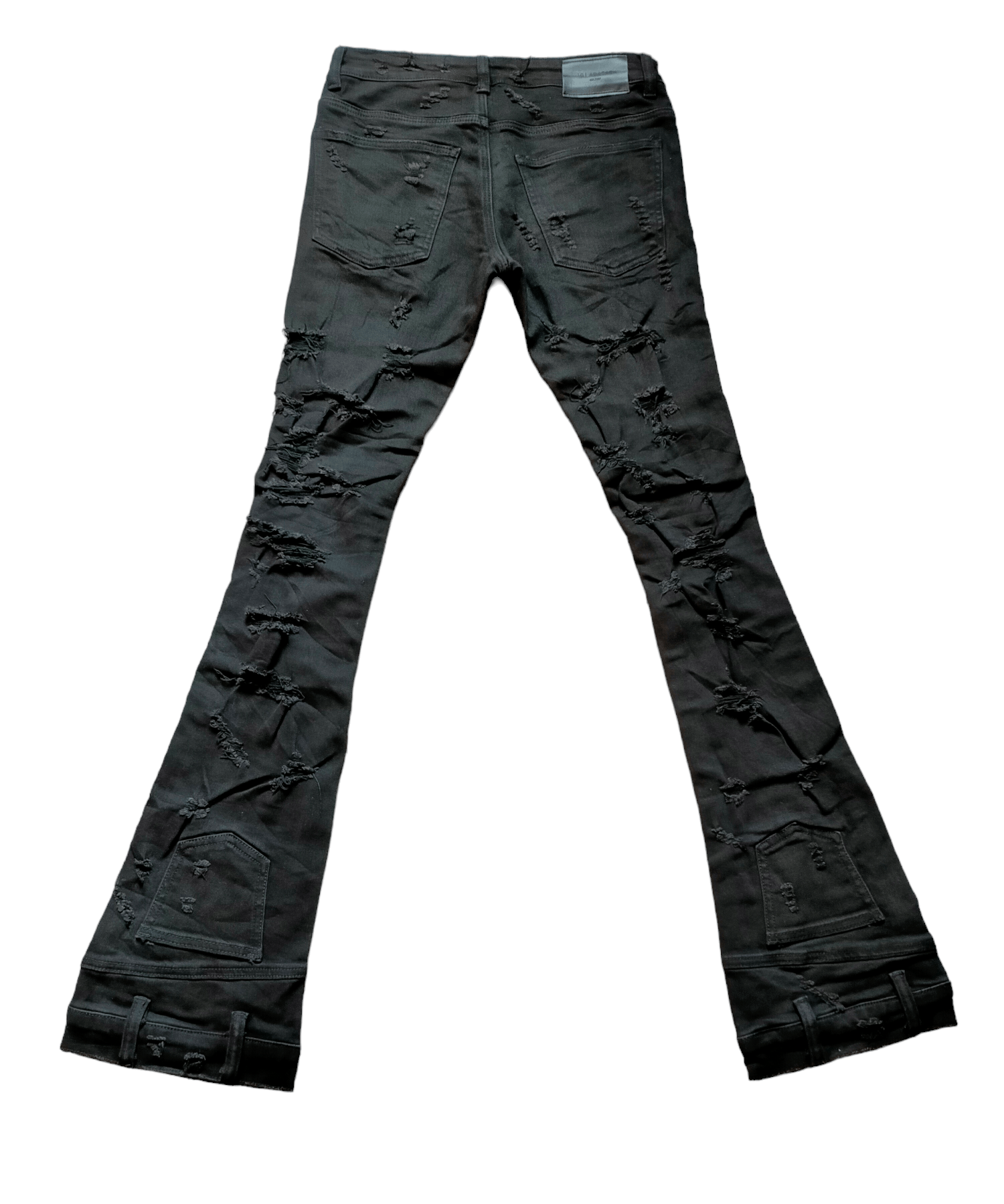 image of If Six Was Nine x Valabasas Flare Jeans Valabasas Skinny Stretch Boot Cut Denim in Black (Size 30)