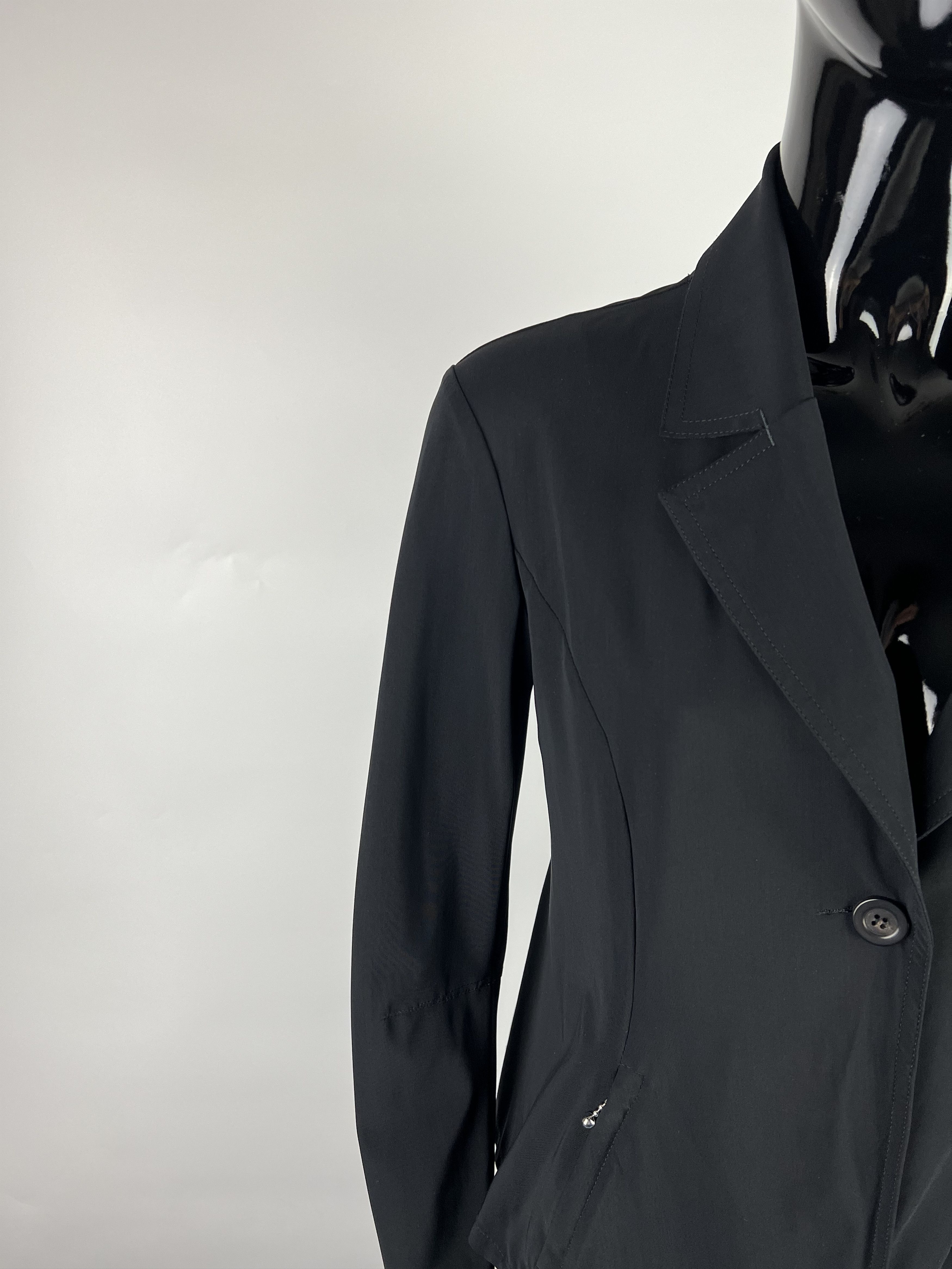 Marithe + Francois Girbaud Marithe Francois Girbaud Black Blazer Jacket Size IT44 US6 Size M / US 6-8 / IT 42-44 - 5 Thumbnail