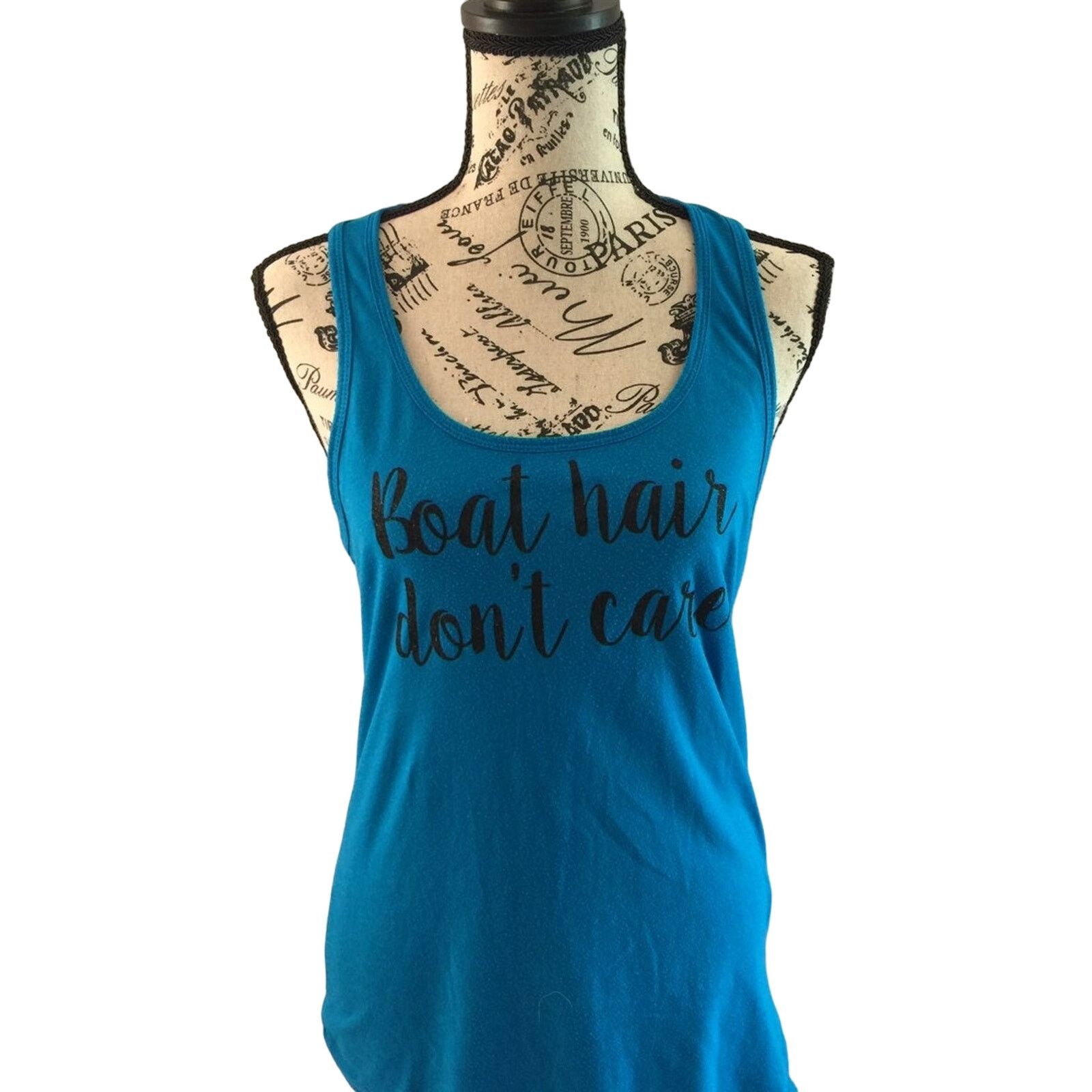 Next Level Apparel Next Level Women's Medium Ideal Tank Top Racerback Blue Size M / US 6-8 / IT 42-44 - 1 Thumbnail