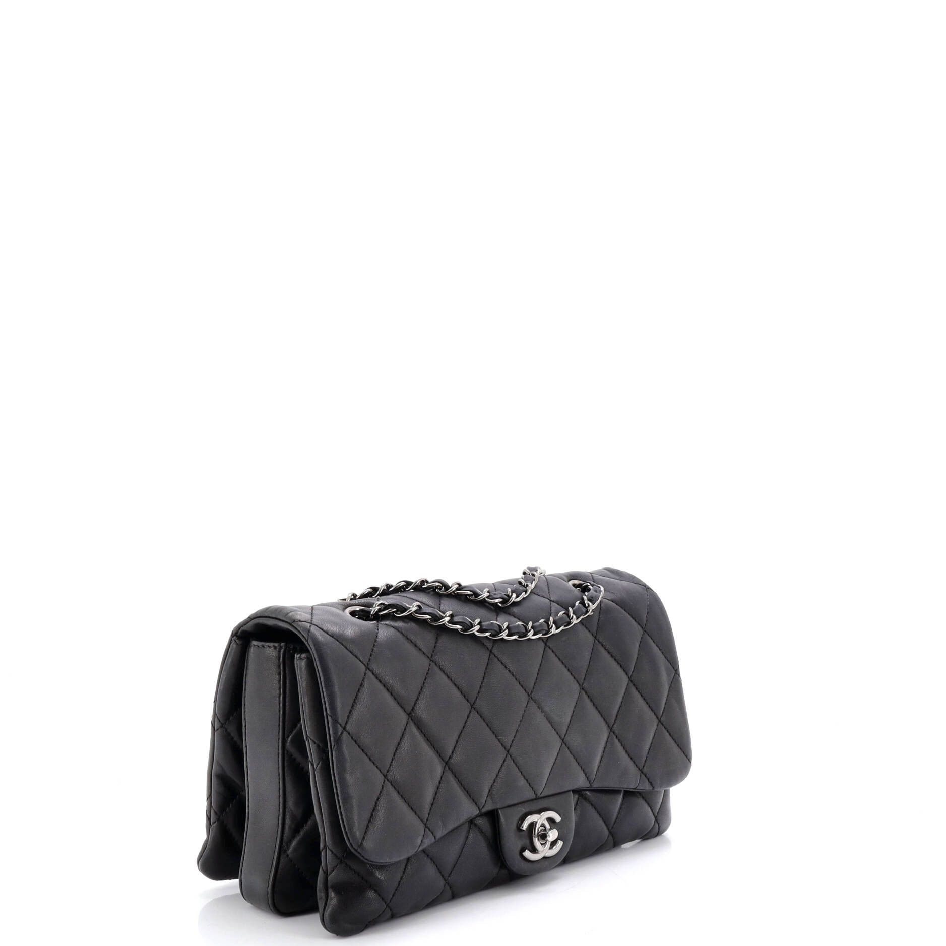 Chanel 3 Flap Bag Quilted Lambskin Jumbo Size ONE SIZE - 1 Thumbnail