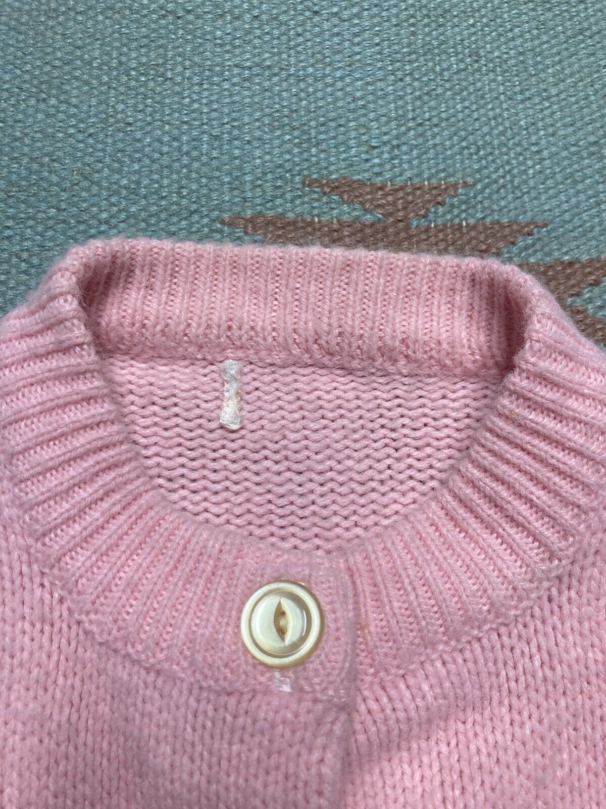 Vintage VTG 60s button front cardigan sweater knit women’s medium Size M / US 6-8 / IT 42-44 - 7 Thumbnail