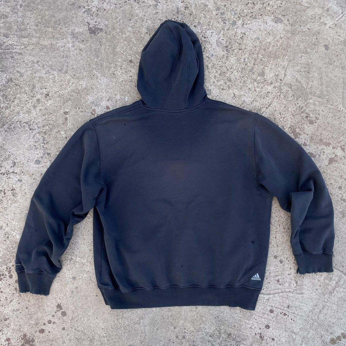 Y/Project Vintage Adidas Hoodie Logo Distressed 90s Sweater Y2K USA Size US XL / EU 56 / 4 - 2 Thumbnail