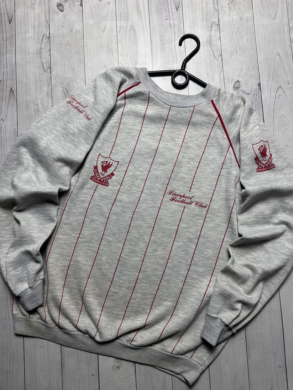 Vintage Vintage Liverpool soccer sweatshirt size S/M striped Size US S / EU 44-46 / 1 - 2 Thumbnail