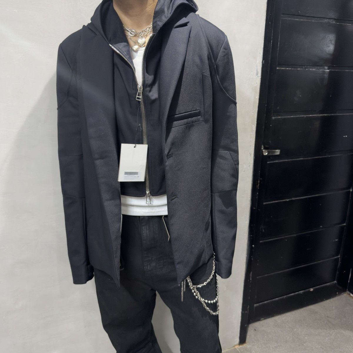 Hood By Air Rare Hood By Air Hooded Vest Playboi Carti Vamp Punk Look Size 50R - 16 Thumbnail