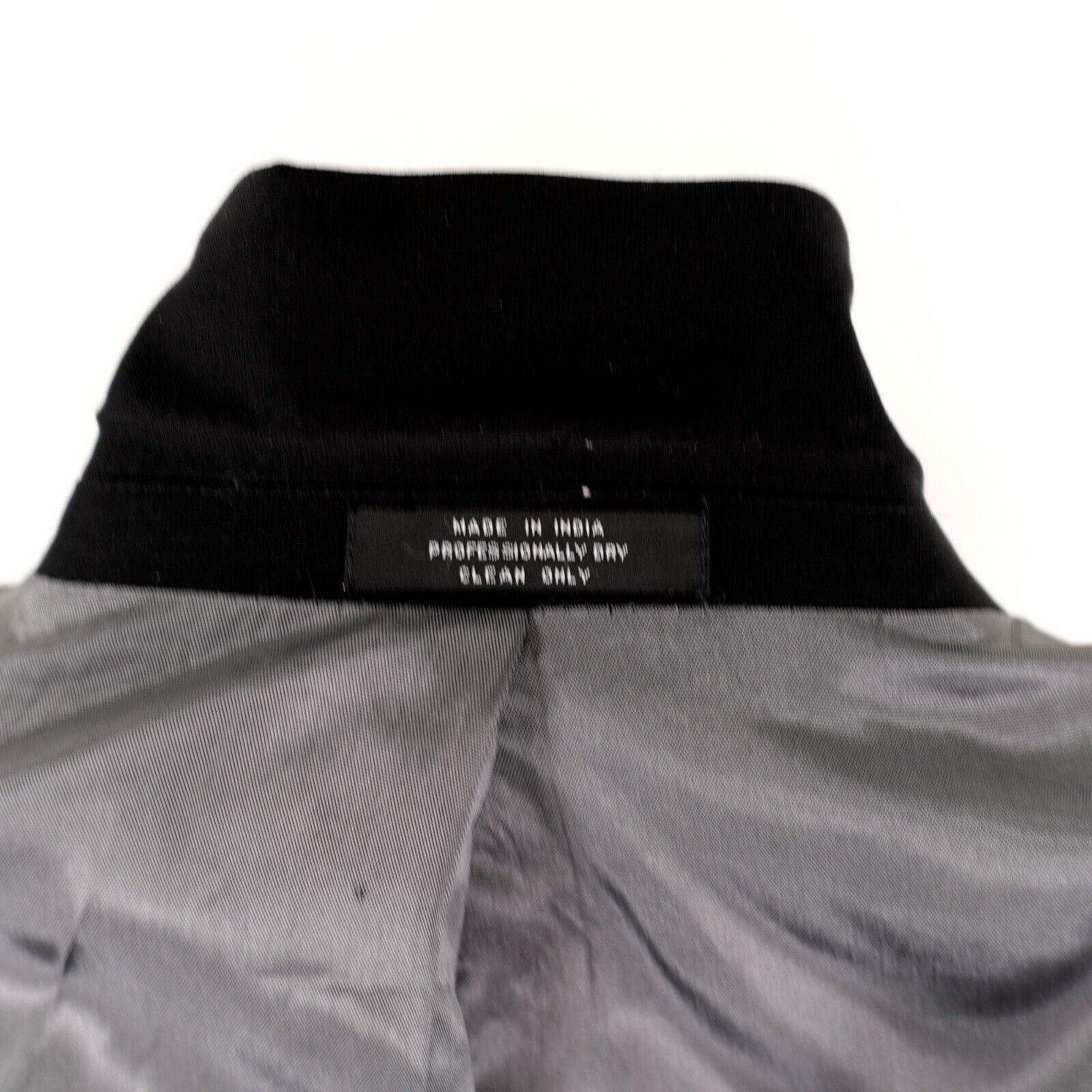 Other DAMAGED Cezani Wool Black 3 Button Blazer 42R Tiny Holes On Size 42R - 14 Thumbnail