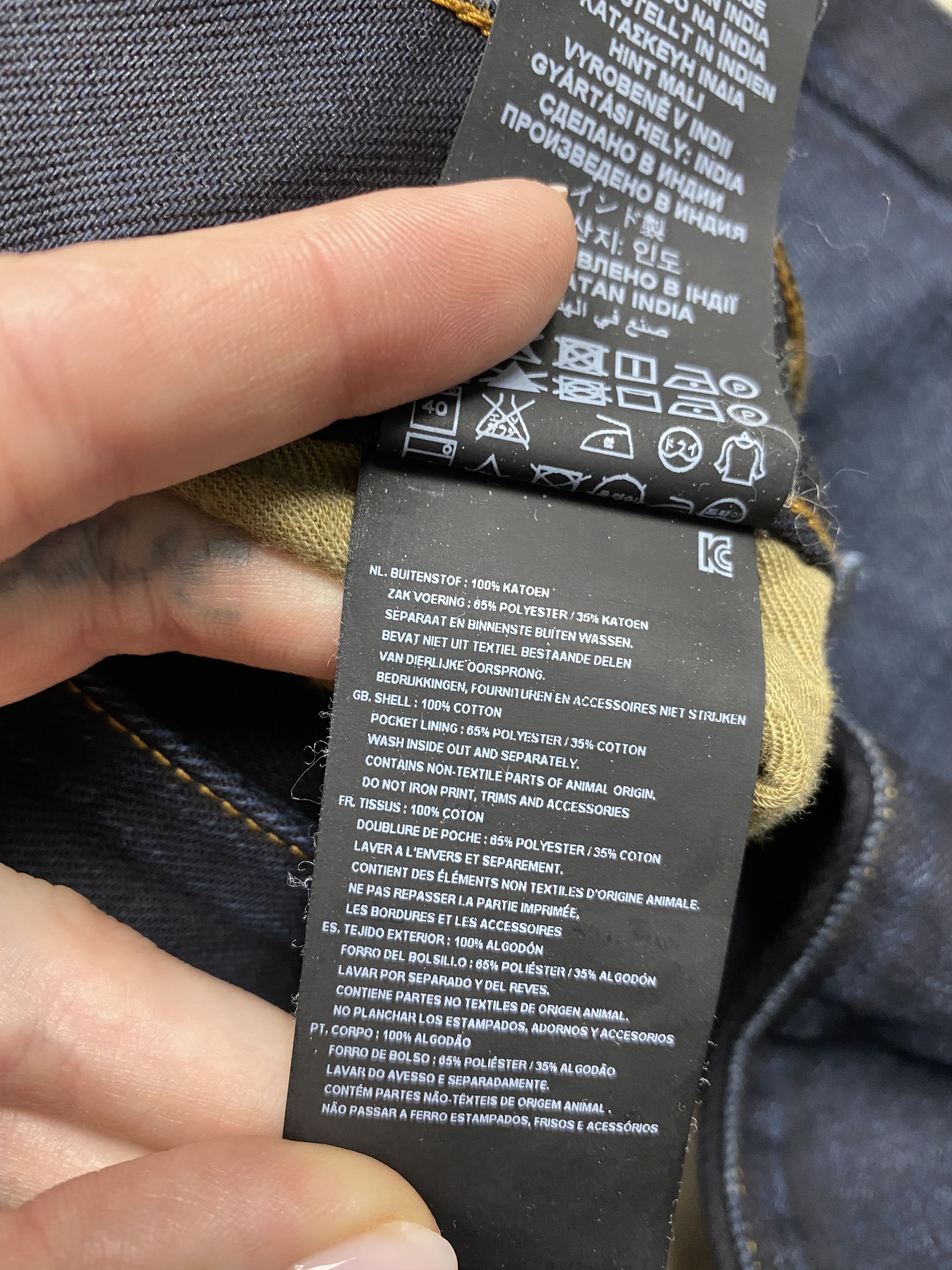 G-Star G Star Raw Vintage Mens Denim Pants Jeans Size US 31 - 4 Thumbnail