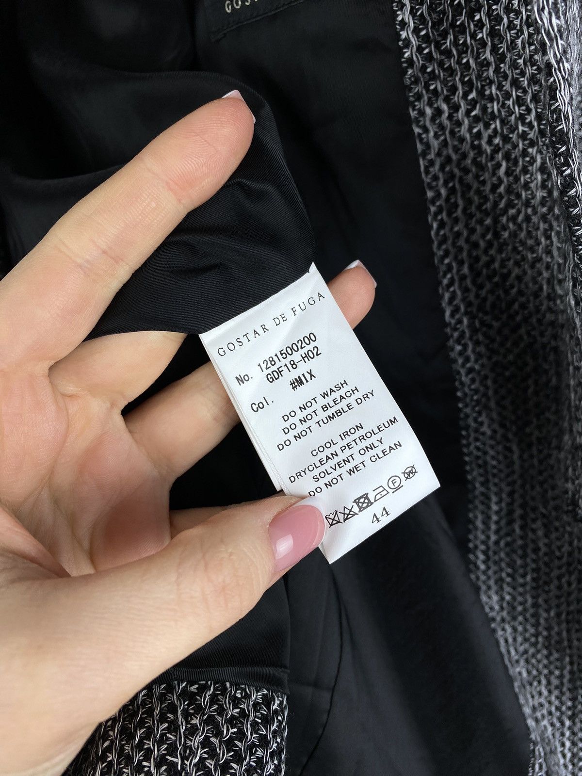 GOSTAR DE FUGA × Japanese Brand Gostar De Fuga men’s blazer jacket size 44 Size 34R - 21 Thumbnail