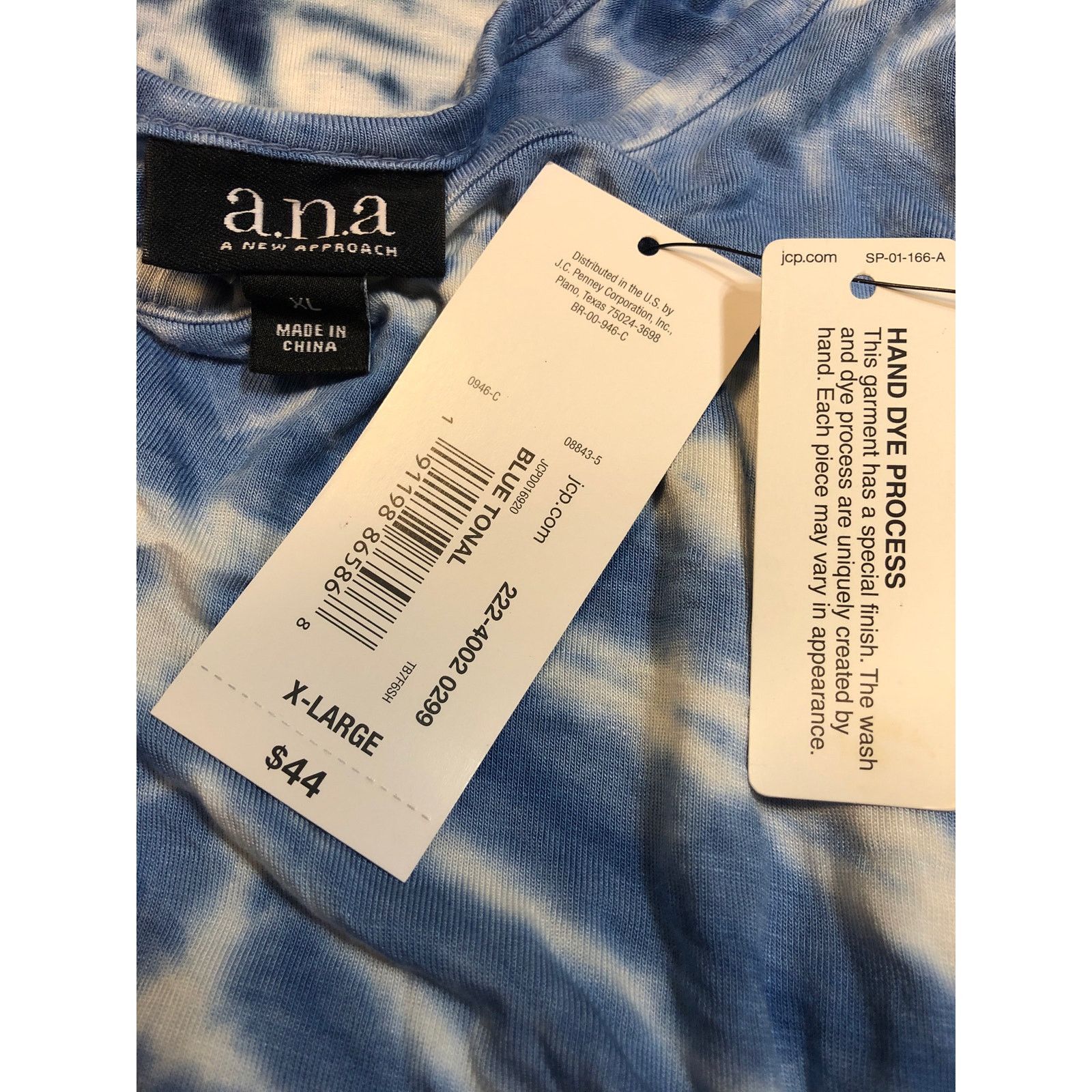 Other Women’s A.N.A A New Approach blue sleeveless dress Size XL / US 12-14 / IT 48-50 - 4 Thumbnail