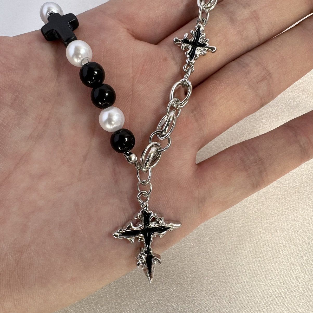 Other Cross Pendant Necklace for Men Women,Hip Hop Unisex Style Size ONE SIZE - 3 Thumbnail