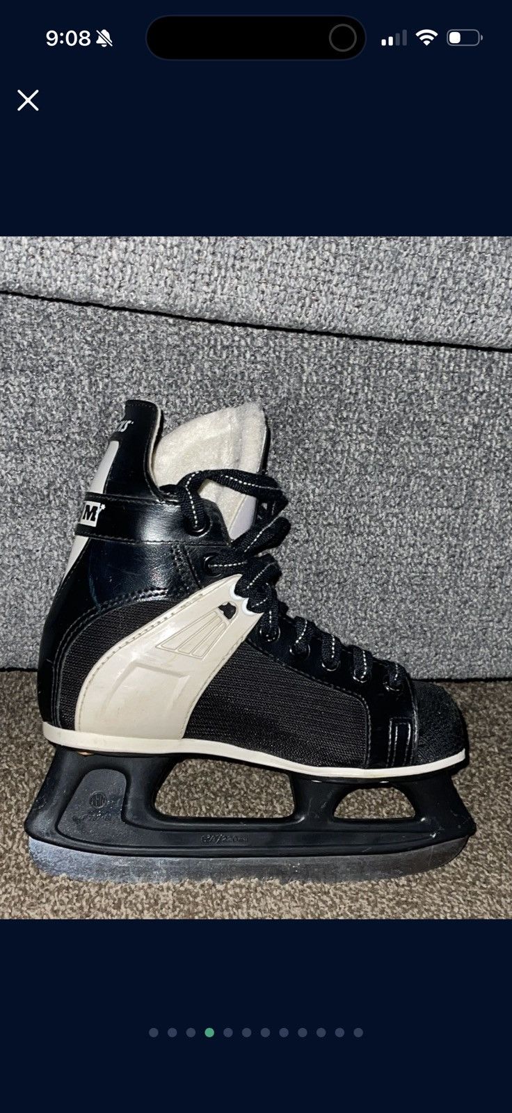 Ccm CCM Tacks SLM2500 Youth Ice Hockey Skates Size 1,1/2 Used Size US 5 / EU 37 - 6 Thumbnail