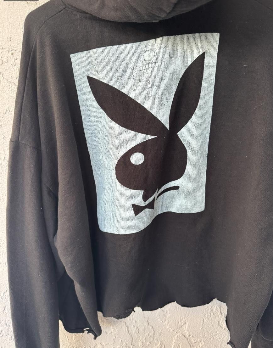 Playboy Playboy Cropped Hoodie XL Size XL / US 12-14 / IT 48-50 - 3 Thumbnail