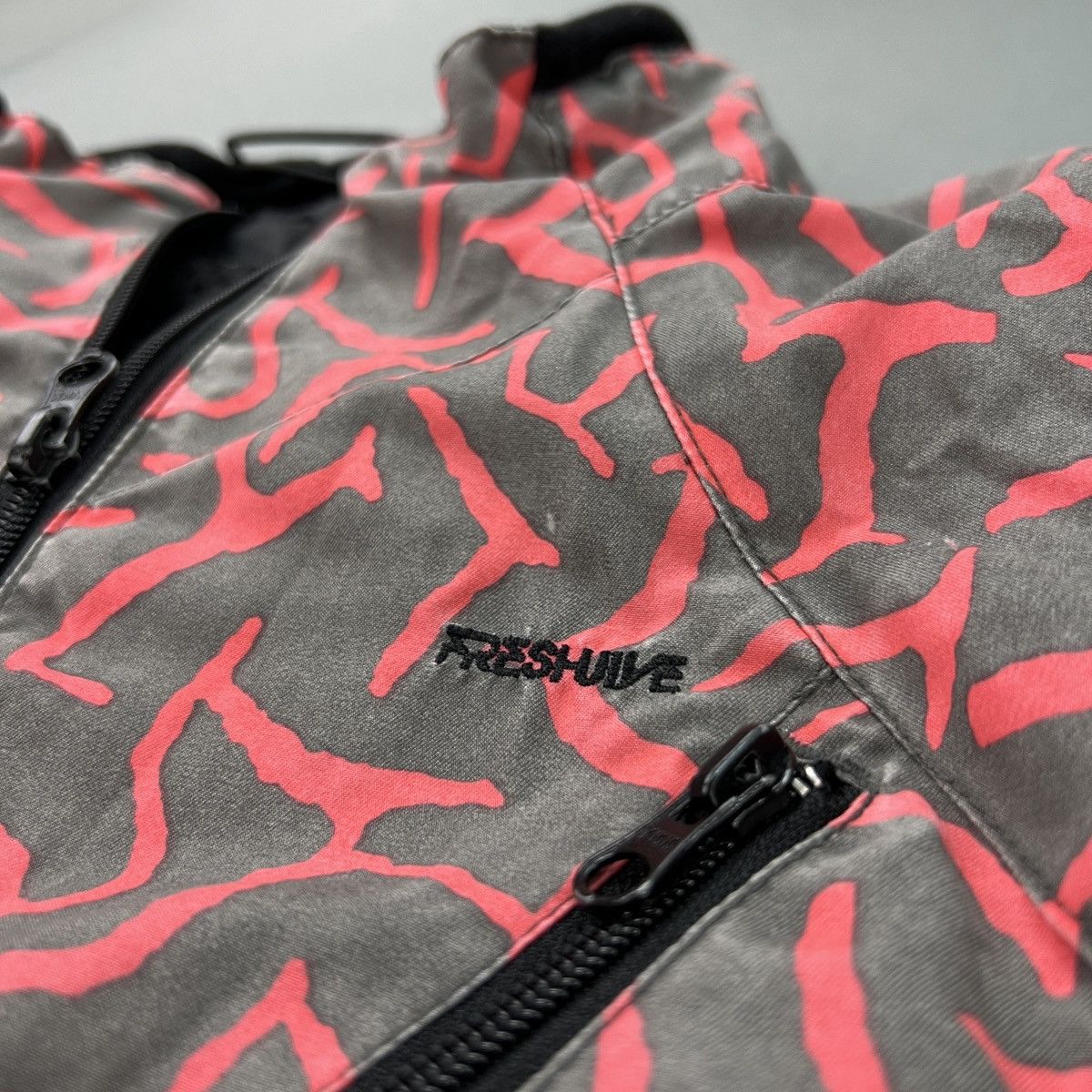 Freshjive FRESHJIVE Zip Up Bomber Jacket Size US XL / EU 56 / 4 - 8 Thumbnail