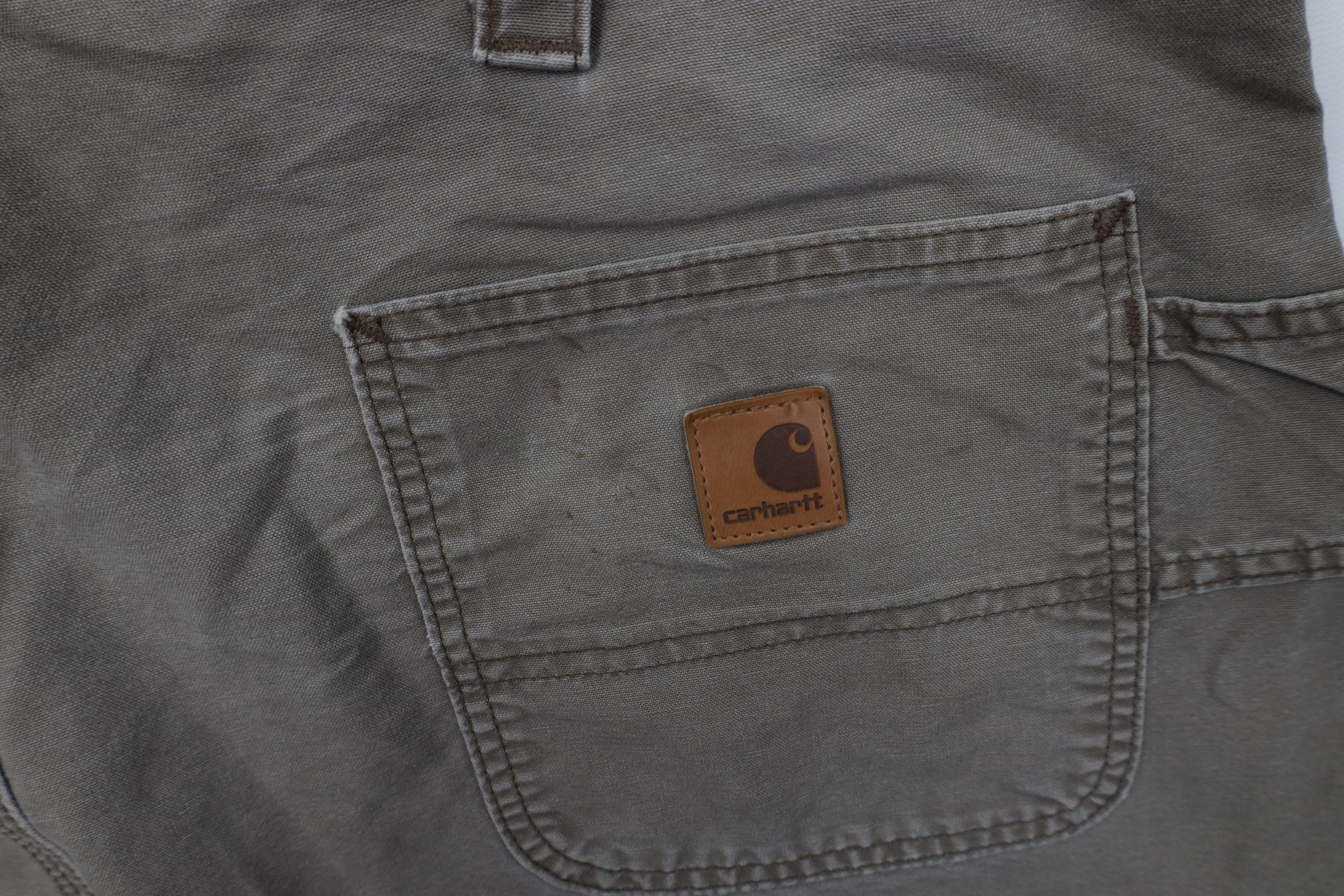 Carhartt Vintage Y2K Carhartt Spell Relaxed Fit Shorts Light Brown Size US 42 / EU 58 - 13 Thumbnail