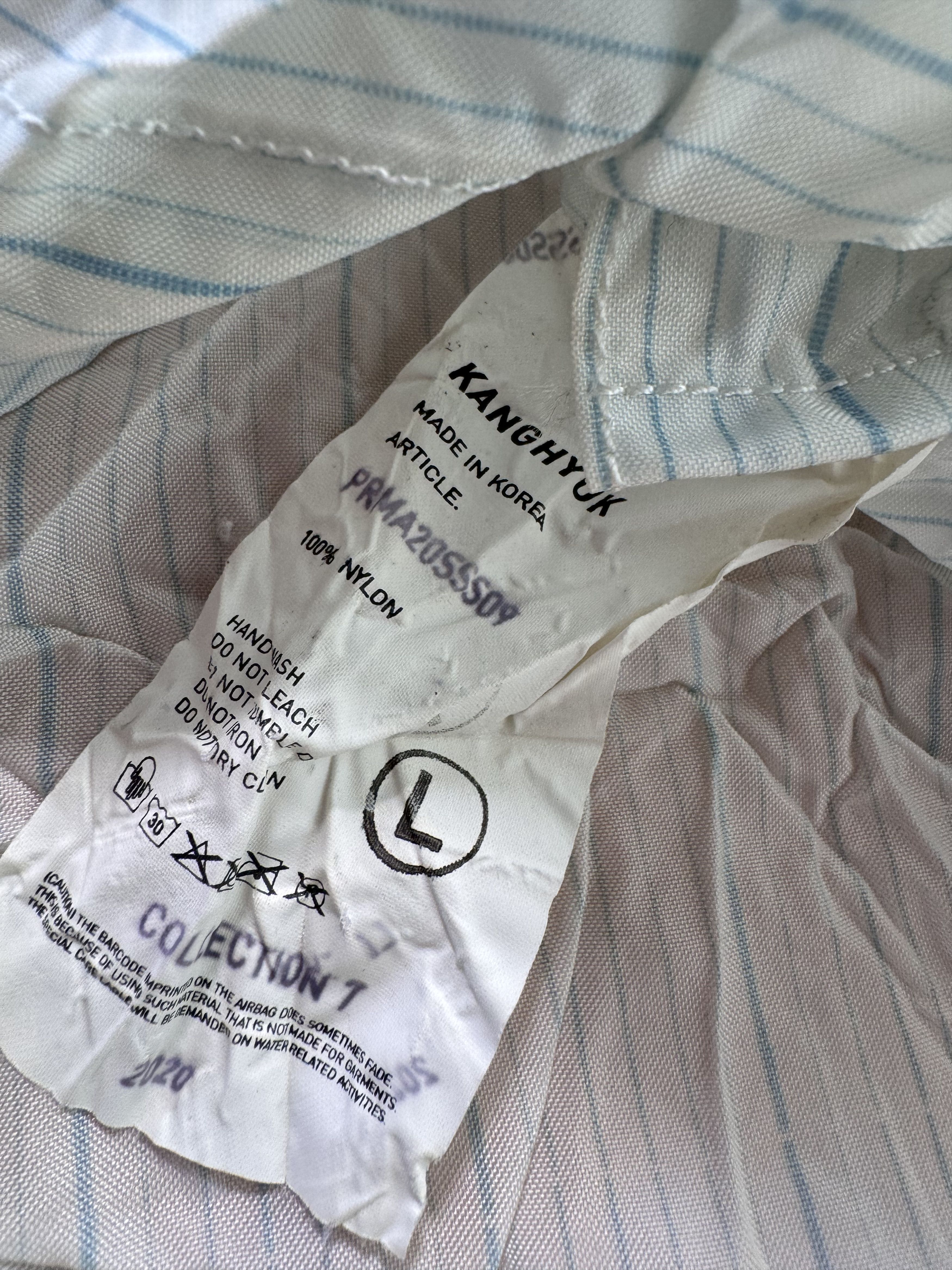 KANGHYUK Airbag striped shirt Size US M / EU 48-50 / 2 - 4 Thumbnail