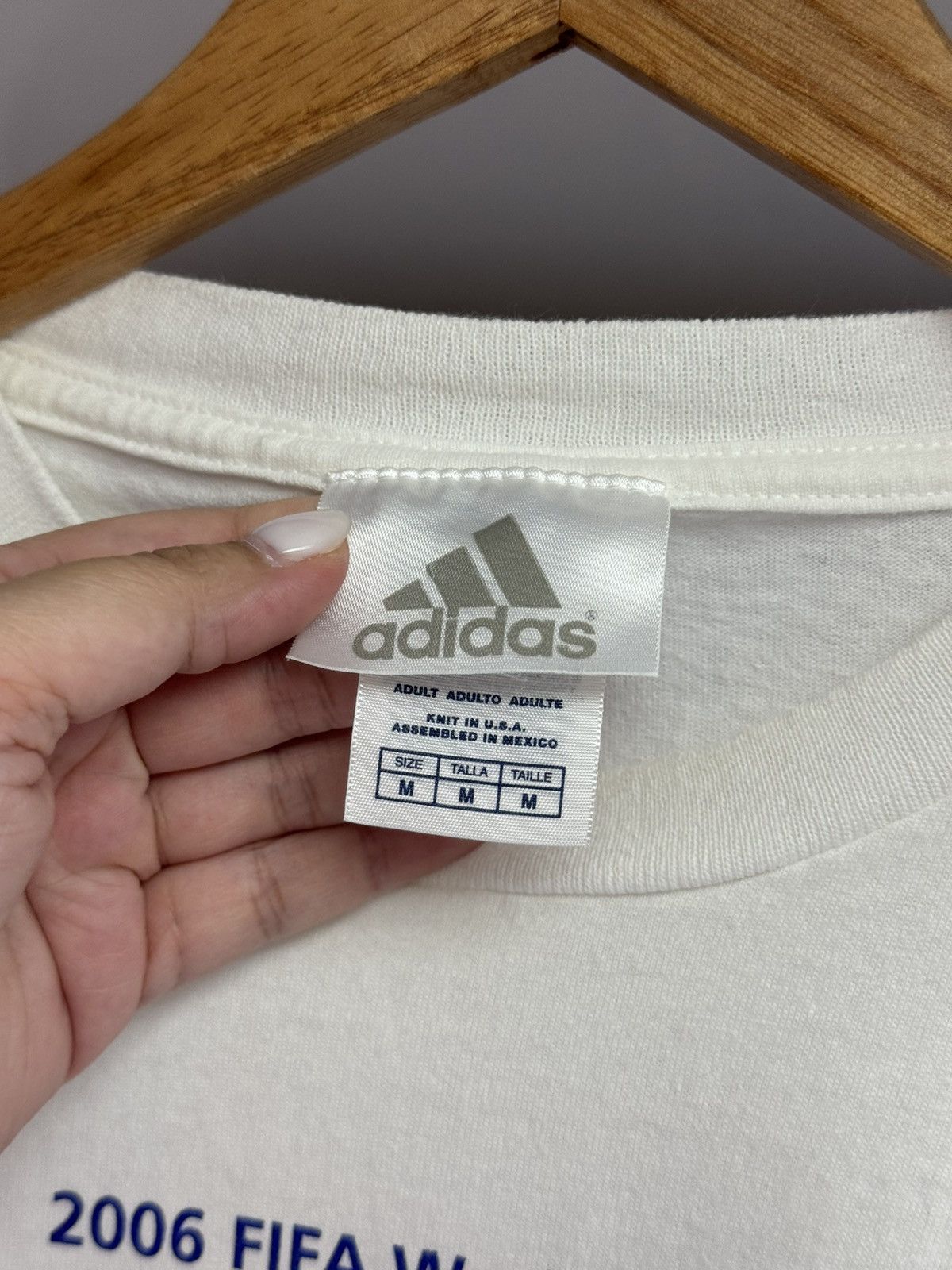 Adidas Vintage Italy 🇮🇹 Champion World Cup 2006 Adidas T-shirt Size US M / EU 48-50 / 2 - 6 Thumbnail