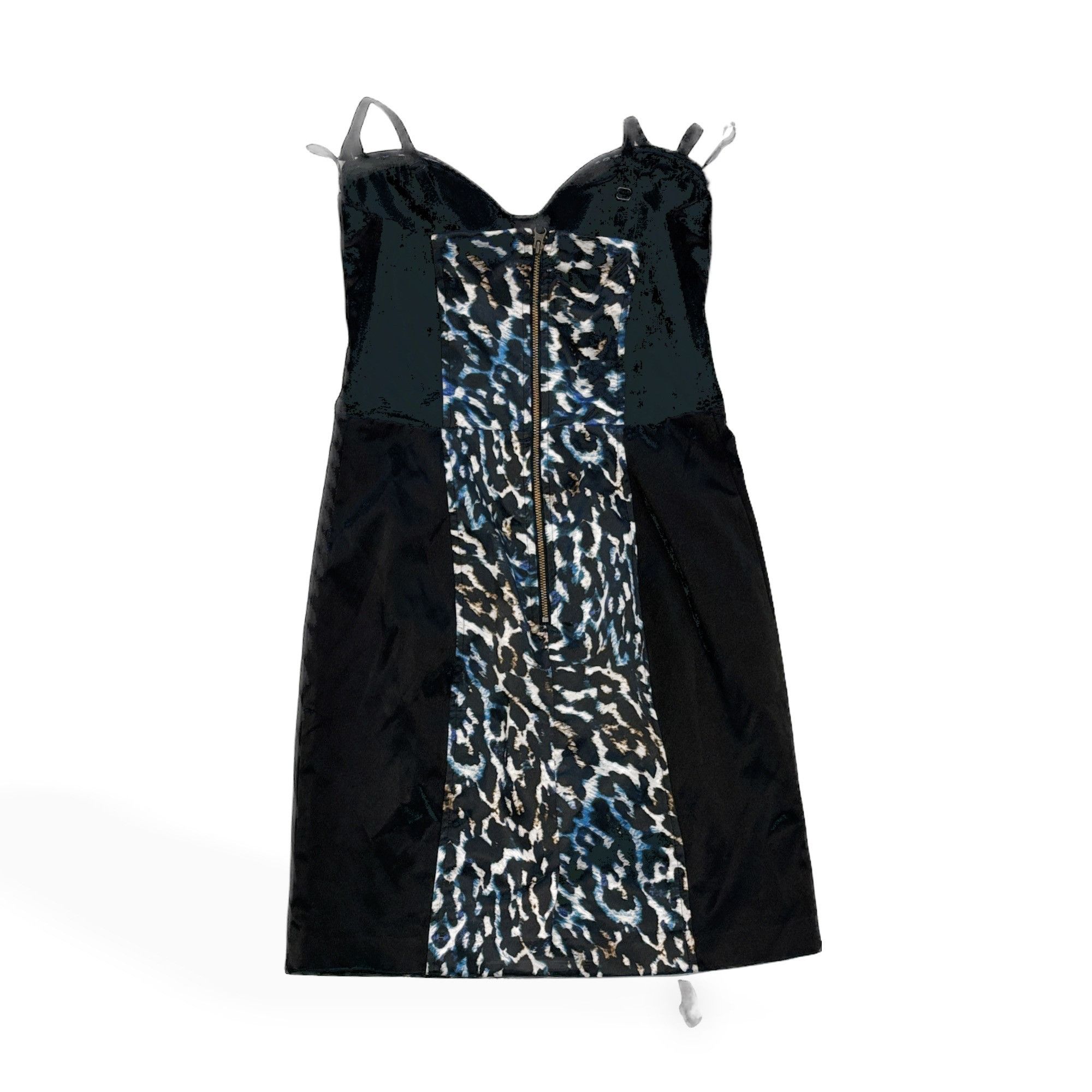 Guess 6 Y2k Guess Leopard Mini Dress Size M / US 6-8 / IT 42-44 - 2 Thumbnail