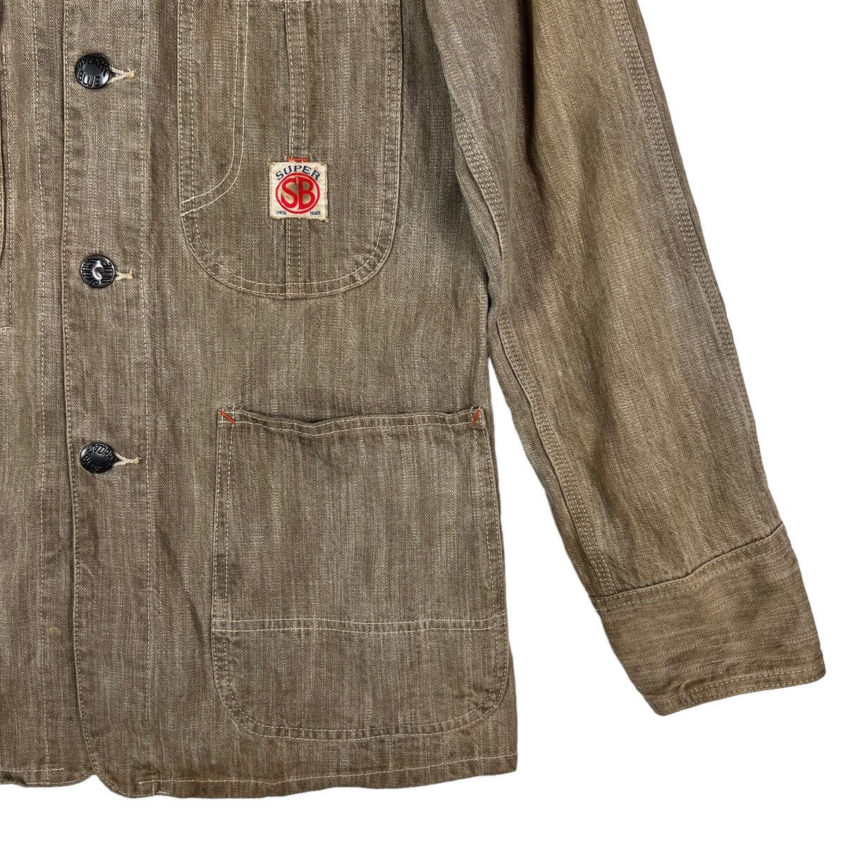 Kapital 🔥 STORMY BLUE by PHERROWS CHORE JACKET MADE IN JAPAN Size US M / EU 48-50 / 2 - 6 Thumbnail