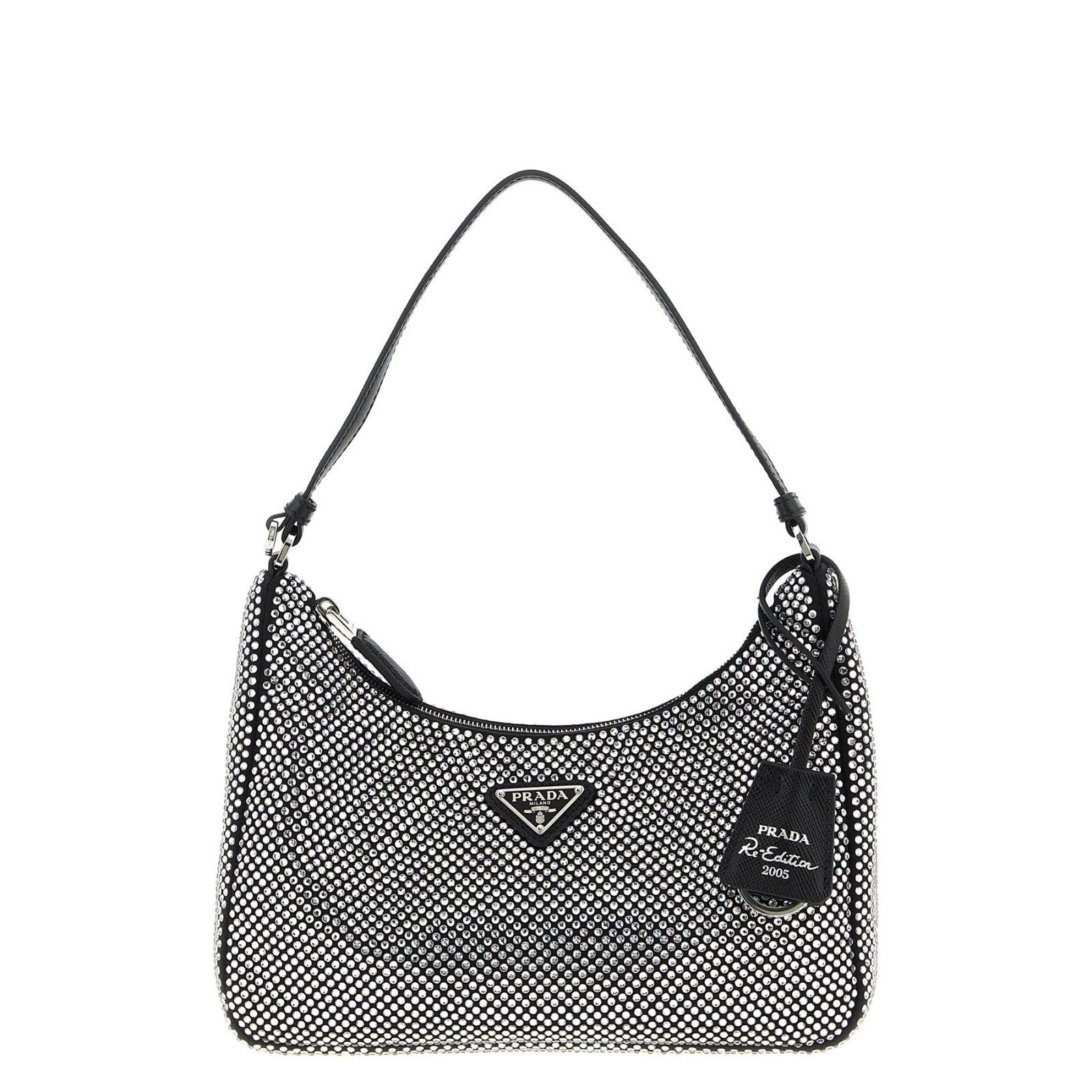 Prada PRADA Re-Edition 2005 Satin Crystal Mini Handbag New/Authen Size ONE SIZE - 1 Thumbnail