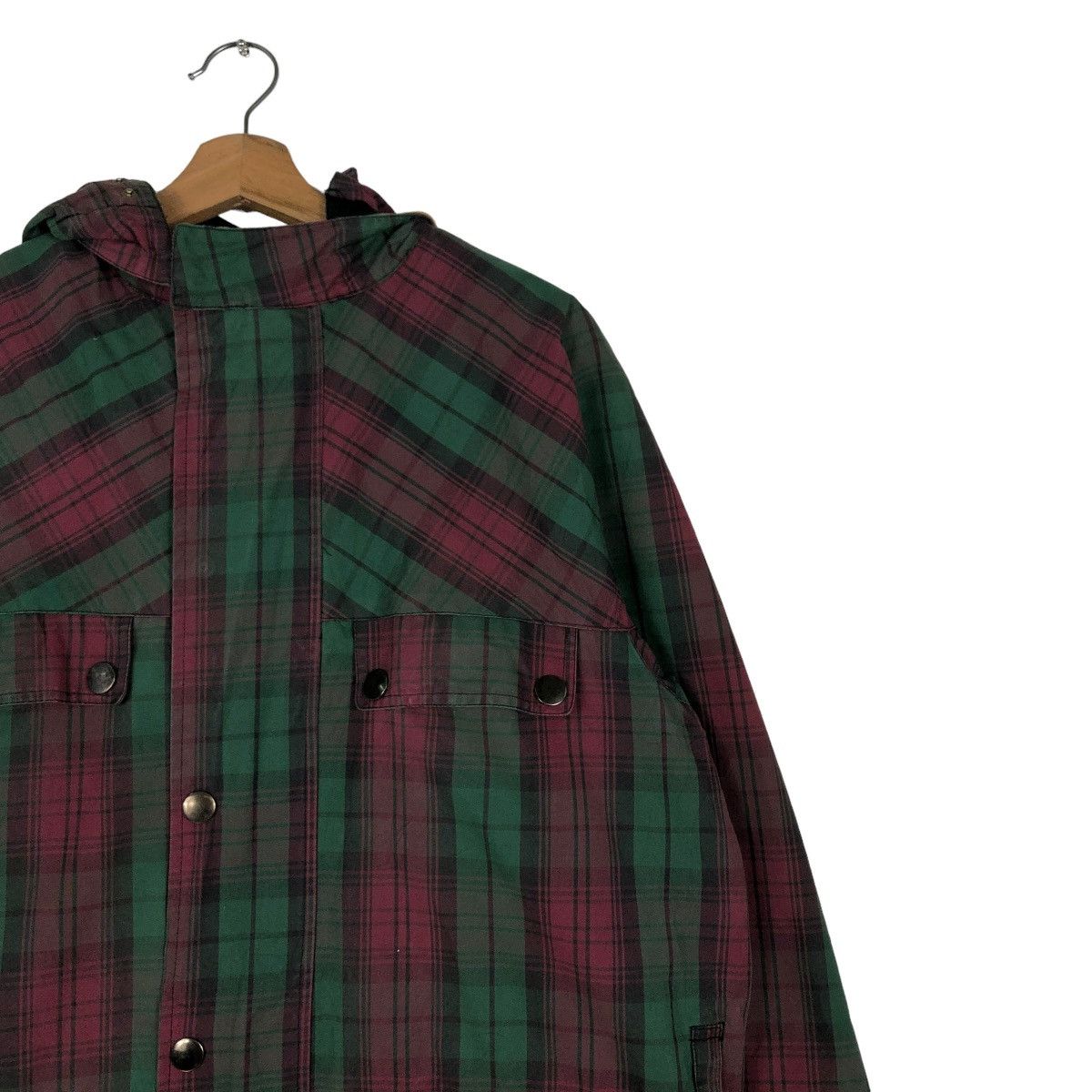 Vintage 🔥VINTAGE WAX JACKET WORKER BRITISH MILLERAIN TARTAN DESIGN Size US M / EU 48-50 / 2 - 6 Thumbnail