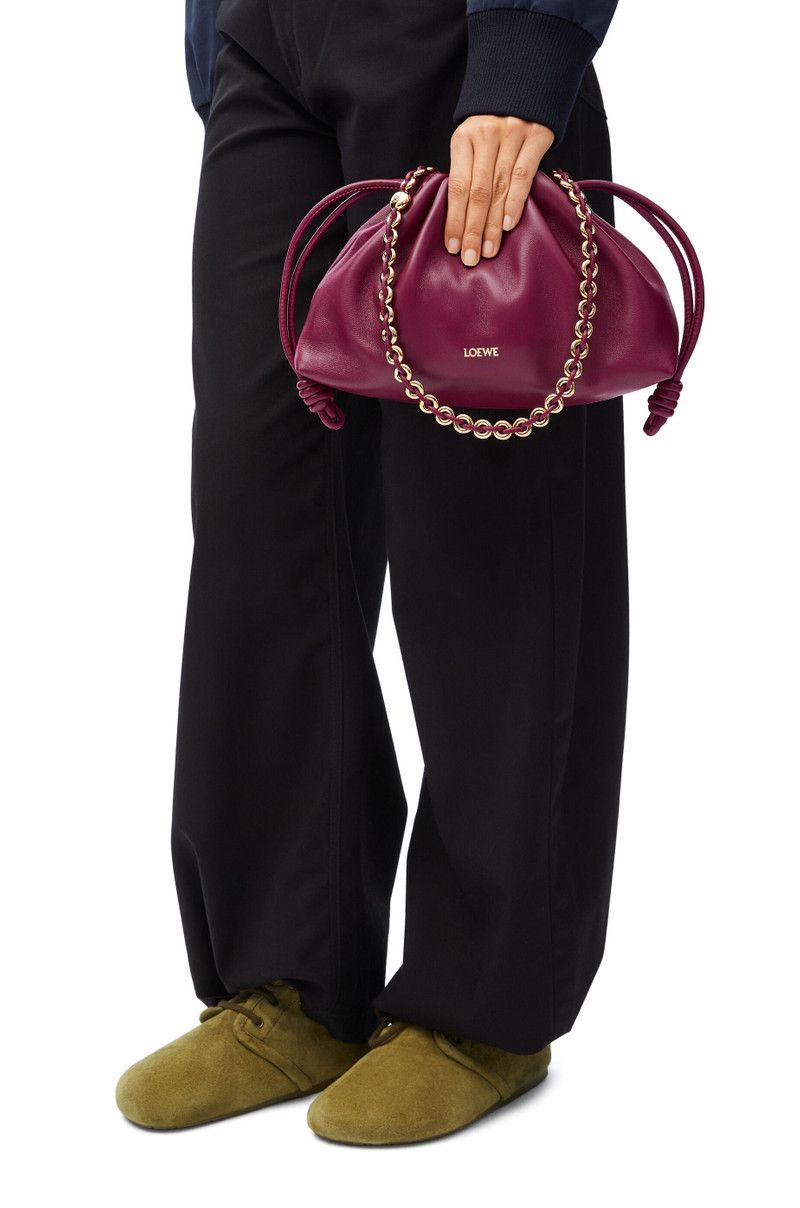 Loewe o1in1g0426 Size: OS / Flamenco Medium Bag in Crimson Size ONE SIZE - 2 Thumbnail