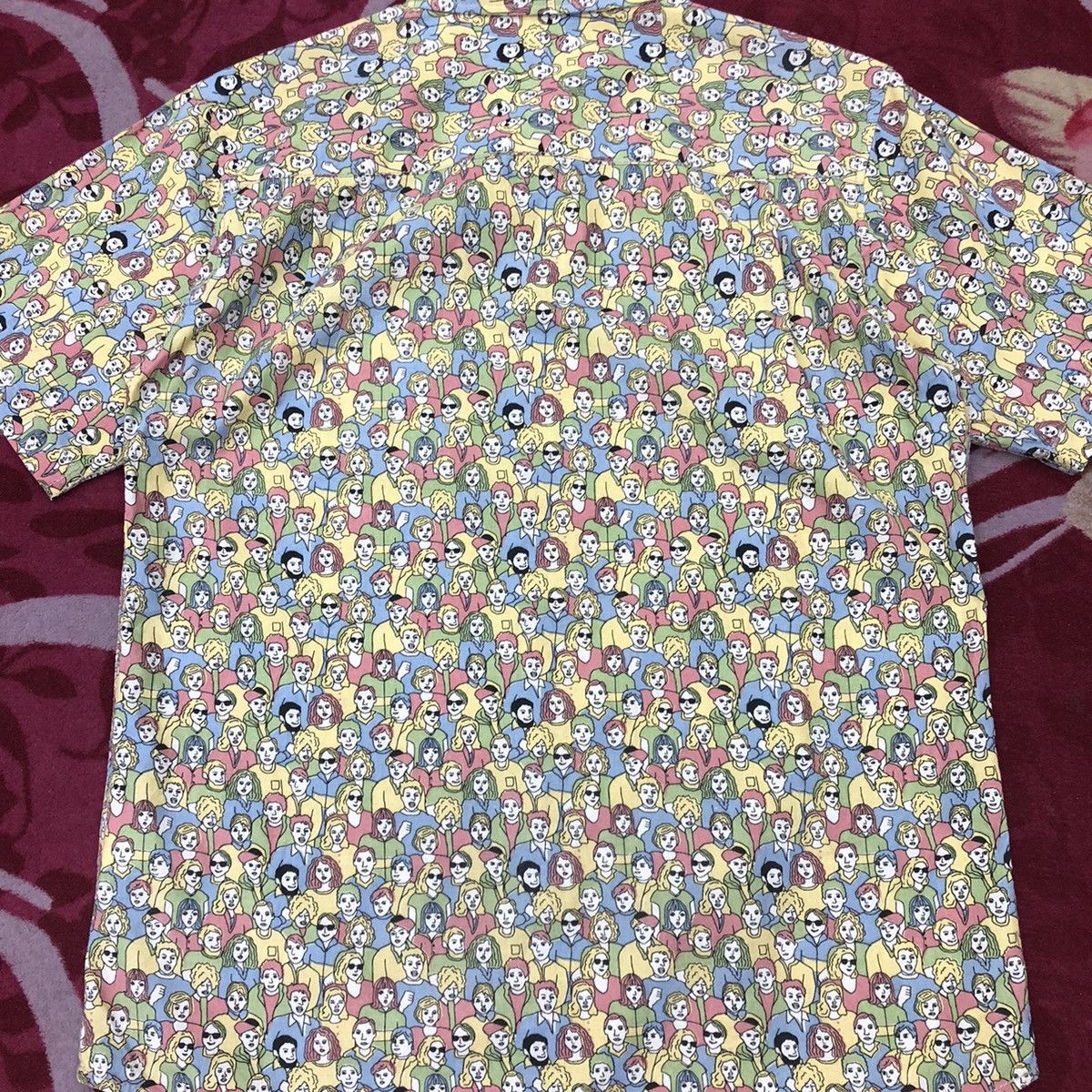 Japanese Brand Power To The People Fullprint Hippies Design Button Shirt Size US M / EU 48-50 / 2 - 7 Thumbnail