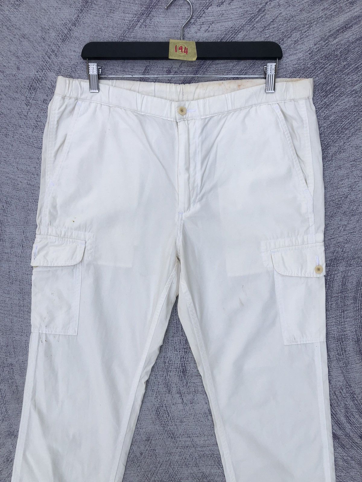 Designer × Japanese Brand Very Rare Cargo Pants Faded White Multipocket Tactical Size US 36 / EU 52 - 3 Thumbnail