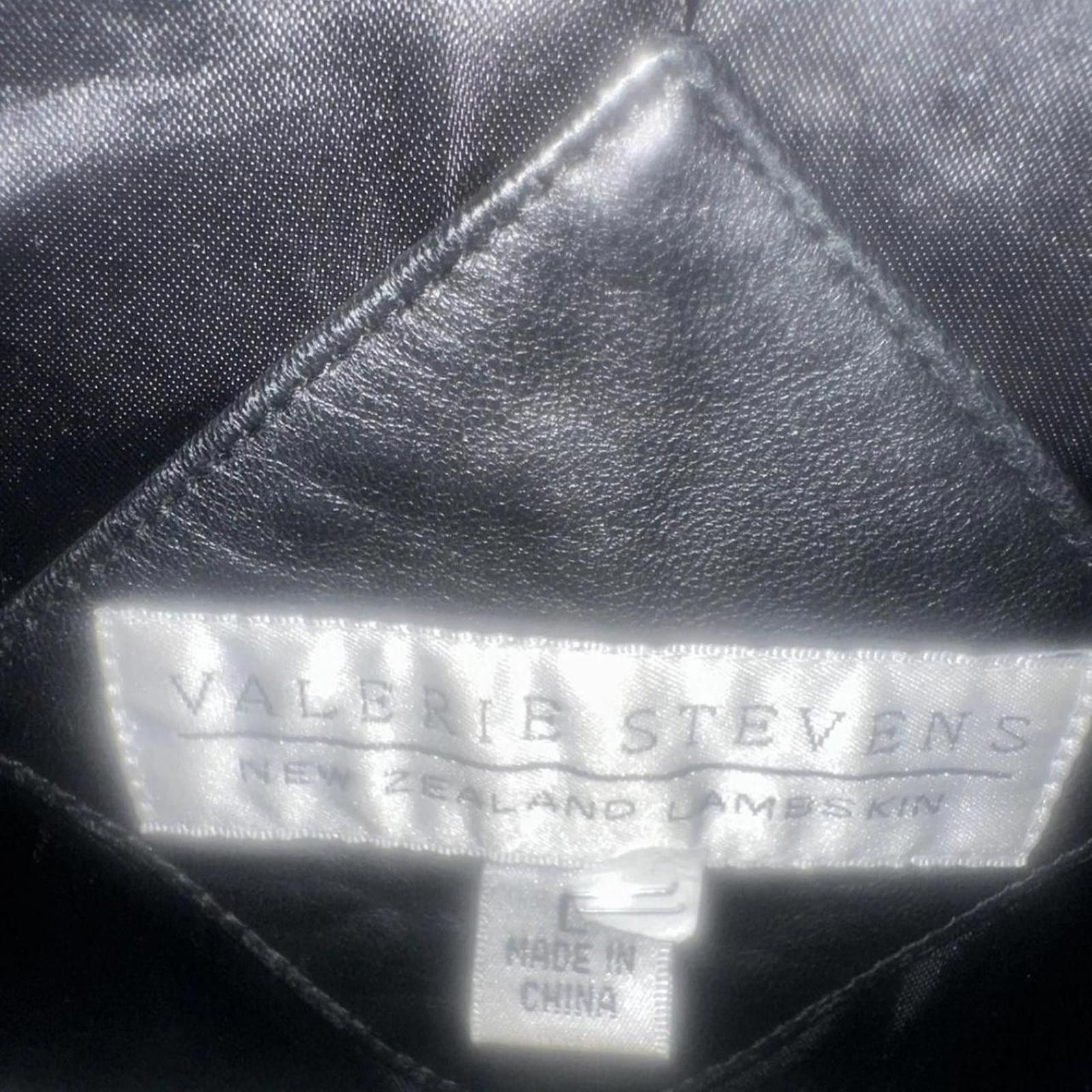 Other VALERIE STEVENS BLACK LAMBSKIN LEATHER - SIZE Large Size L / US 10 / IT 46 - 3 Thumbnail