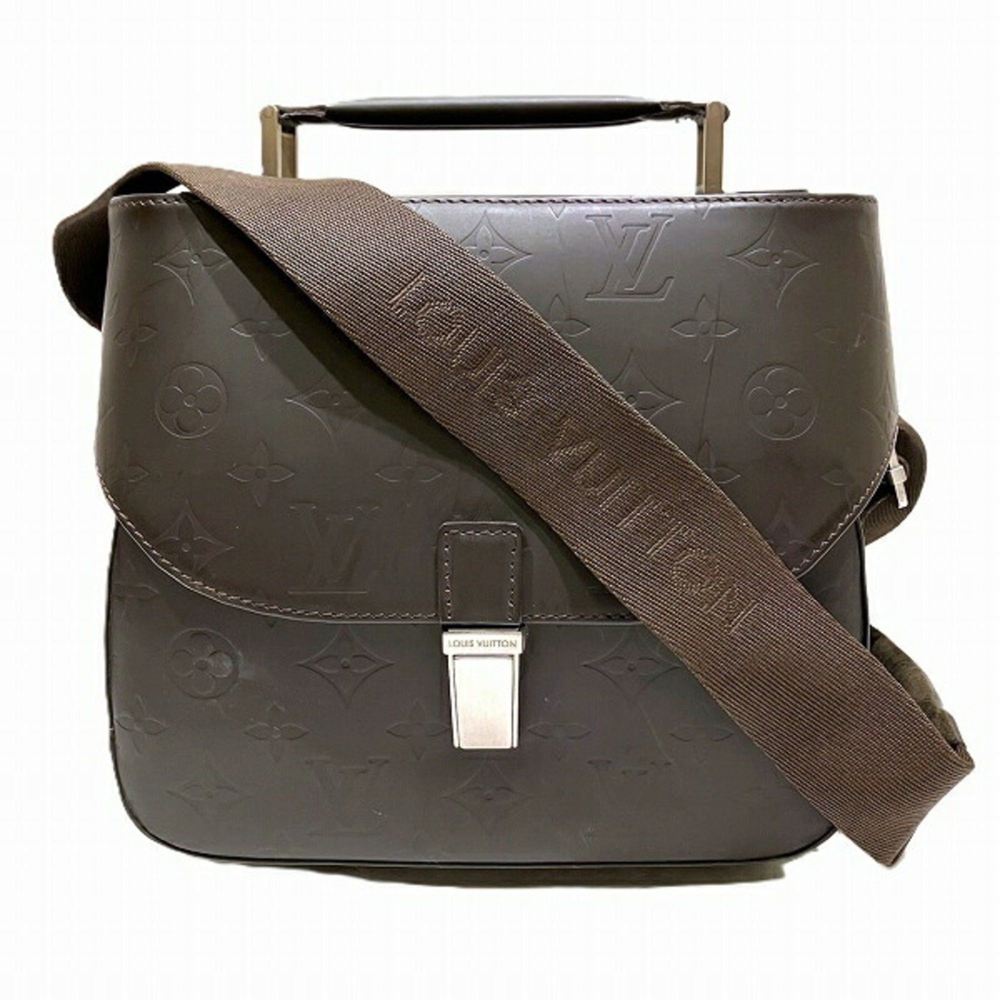 Louis Vuitton Monogram Glace Charlie M46510 Bag Shoulder Camera Men's Women's in Brown