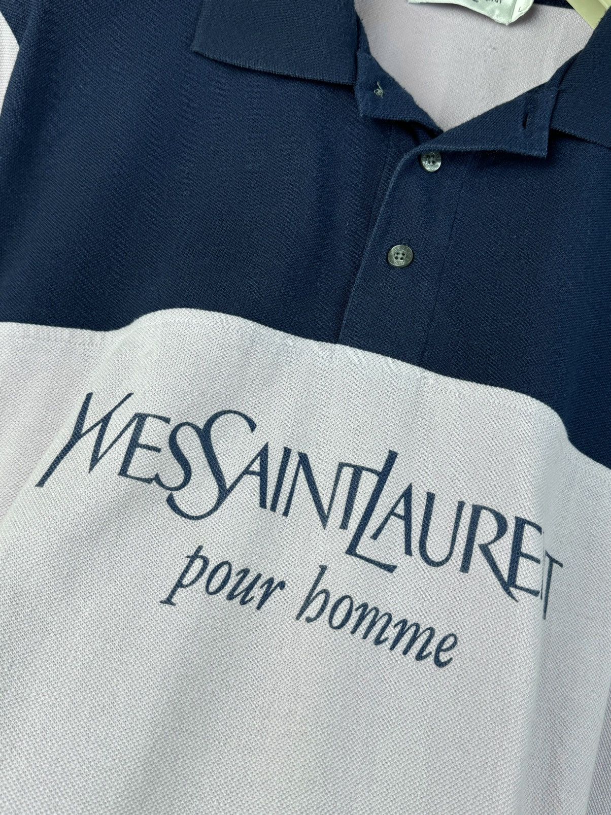 Yves Saint Laurent YSL Yves Saint Laurent Polo Rare Vintage Tee T-Shirt Size L Size US L / EU 52-54 / 3 - 8 Thumbnail