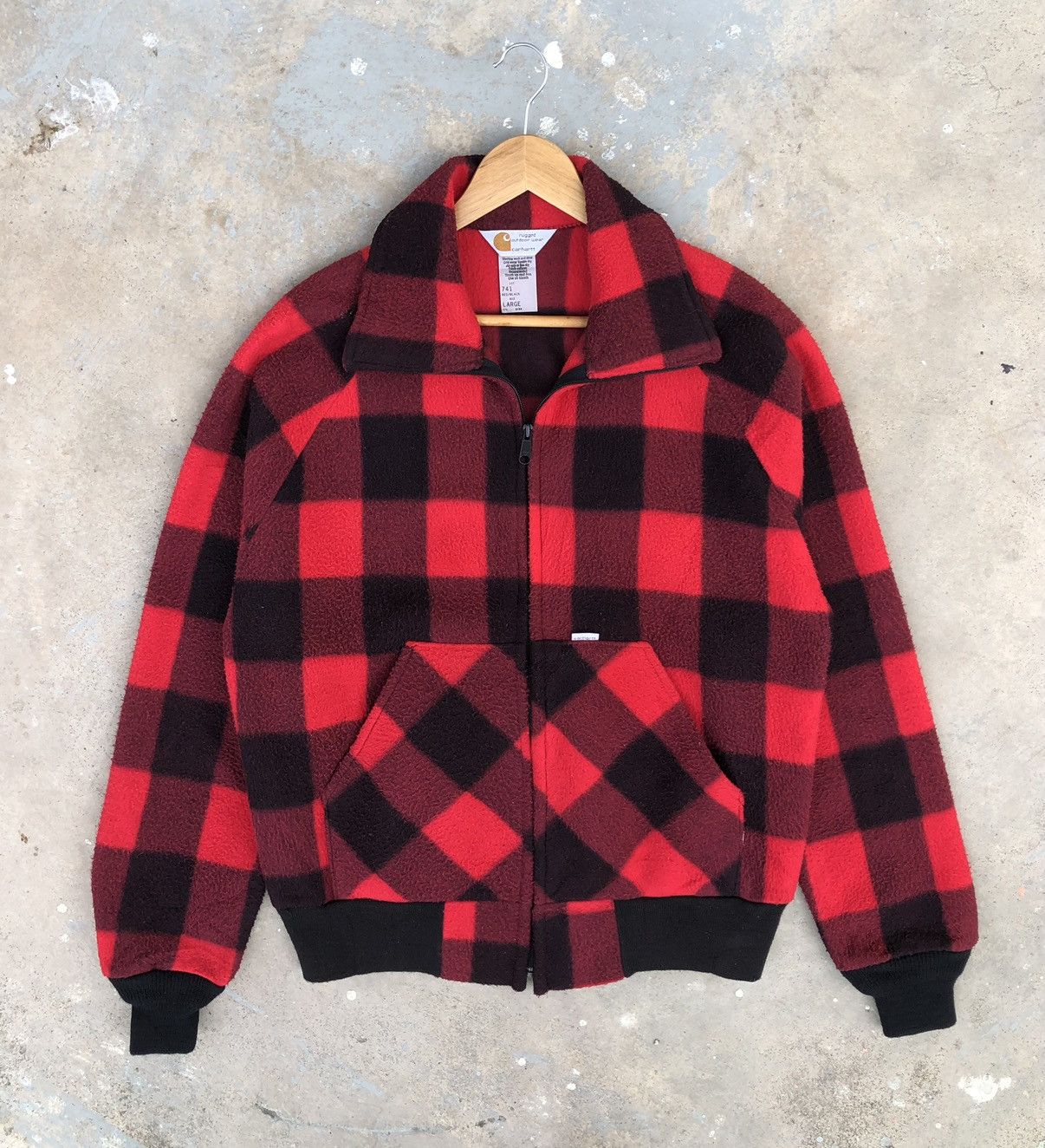 Carhartt Vintage Carhartt Plaid Tartan Polar Fleece jacket Made In 🇺🇸 Size US M / EU 48-50 / 2 - 2 Thumbnail