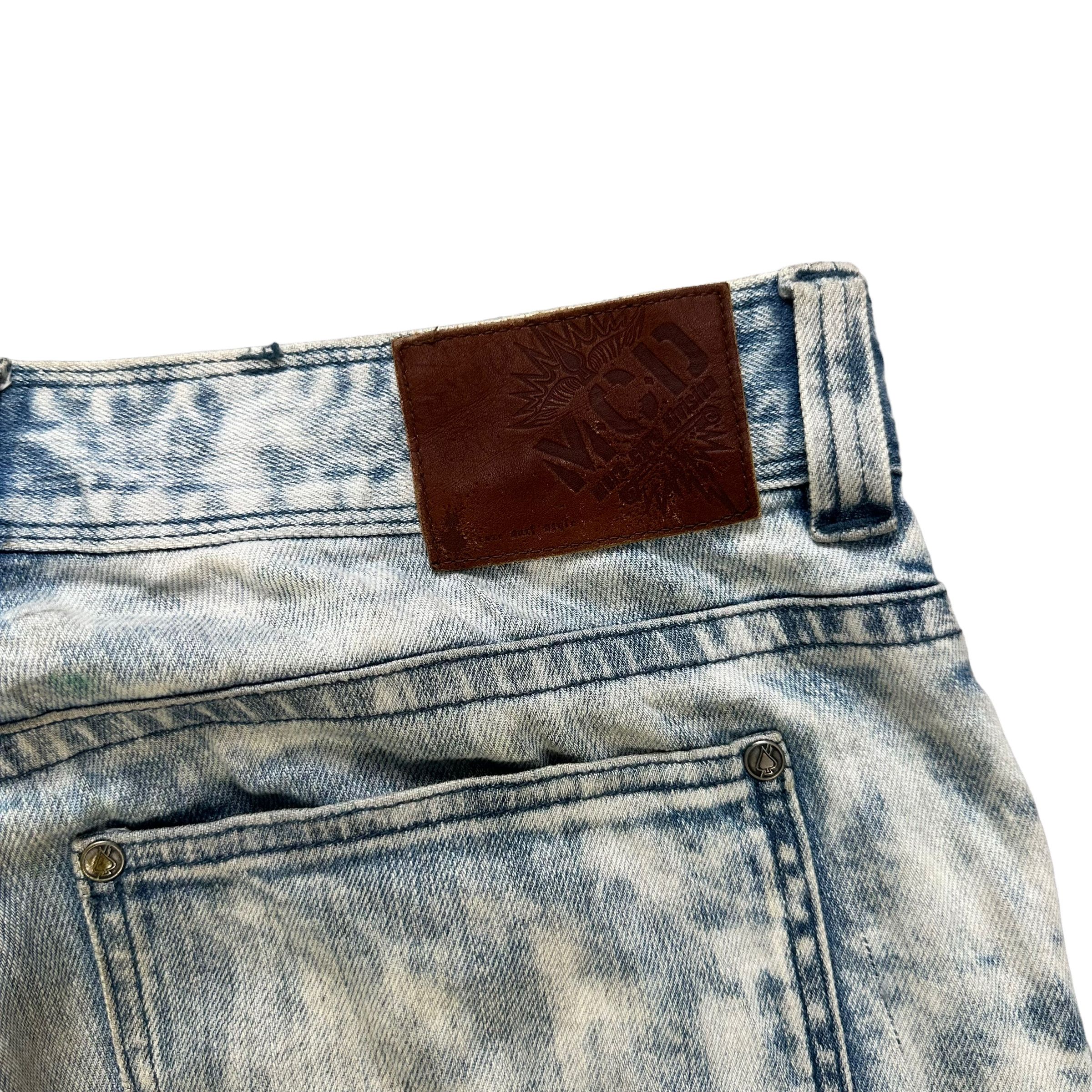 Japanese Brand MORE CORE DIVISION M.C.D WASHED DENIM PANTS #8508-012 Size US 37 - 15 Thumbnail