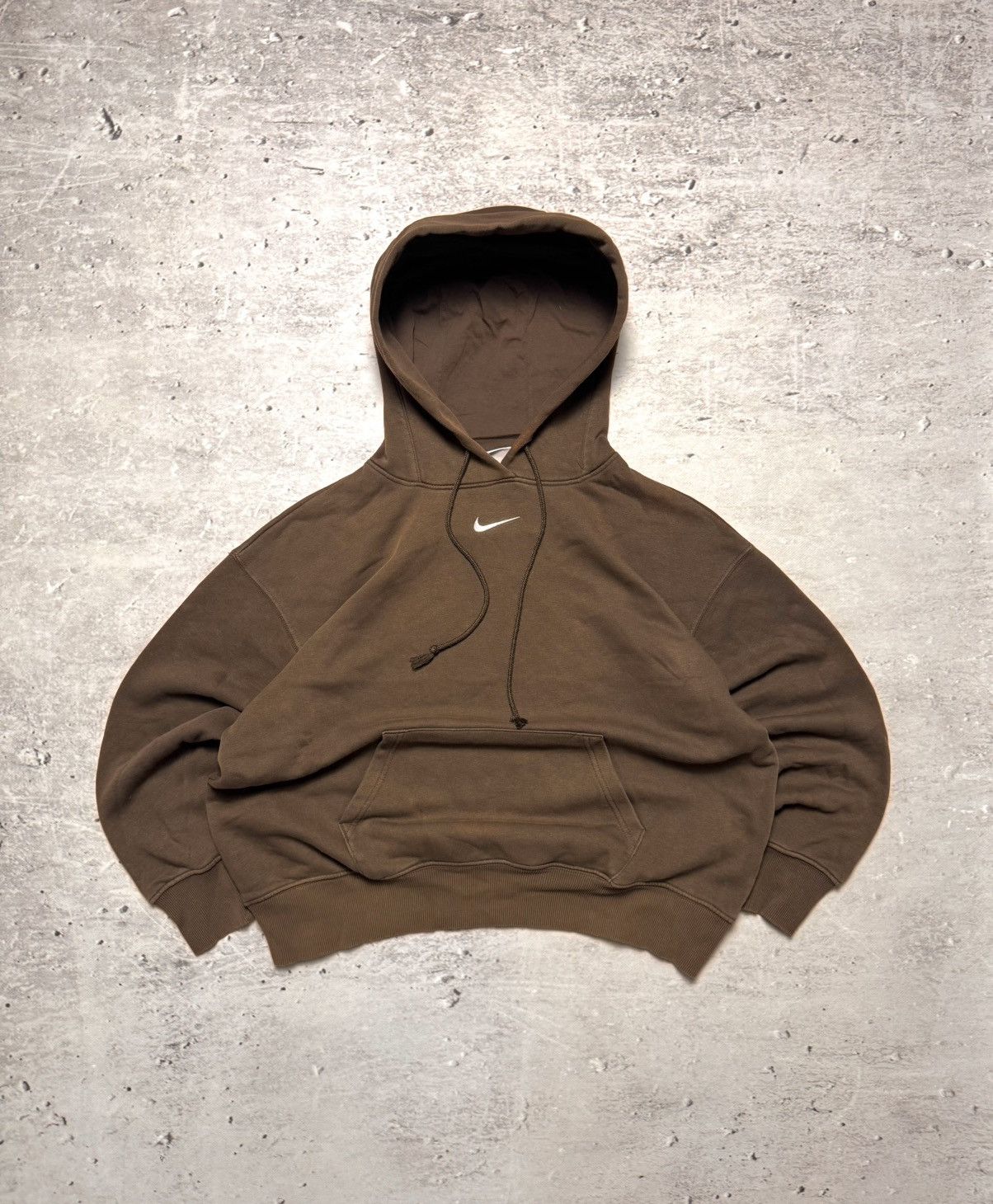 Nike × Vintage NIKE VINTAGE CENTER LOGO OVERSIZE BOXY HOODIE Size US S / EU 44-46 / 1 - 1 Thumbnail