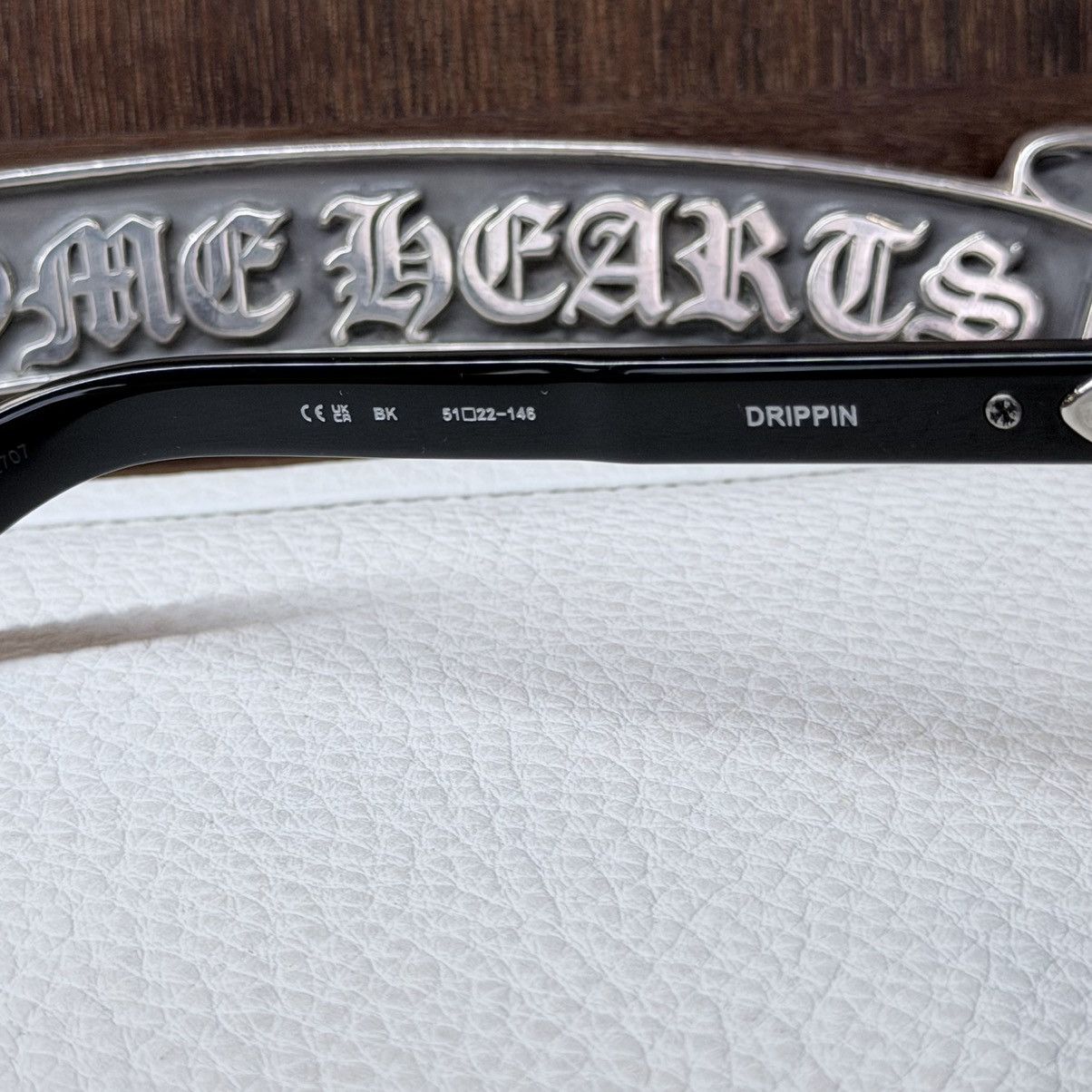 Chrome Hearts Chrome Hearts Drippin 1/1 Sunglasses Size ONE SIZE - 6 Thumbnail