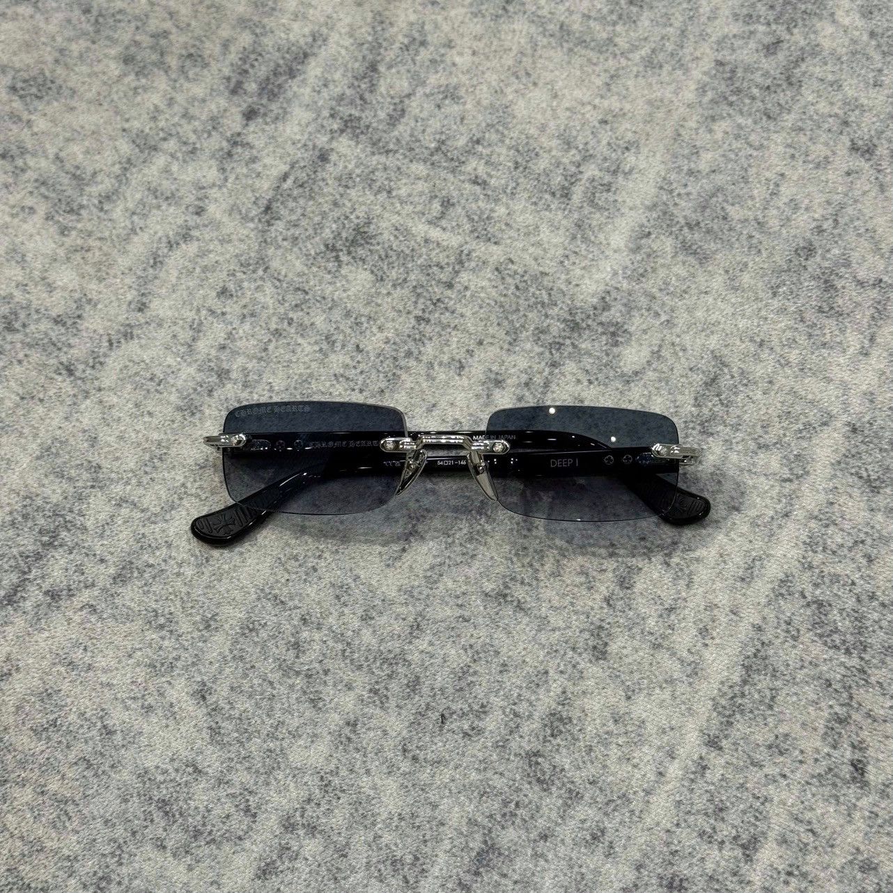 Chrome Hearts DEEP I SHINY SILVER BLACK PLASTIC - SUN Size ONE SIZE - 6 Thumbnail