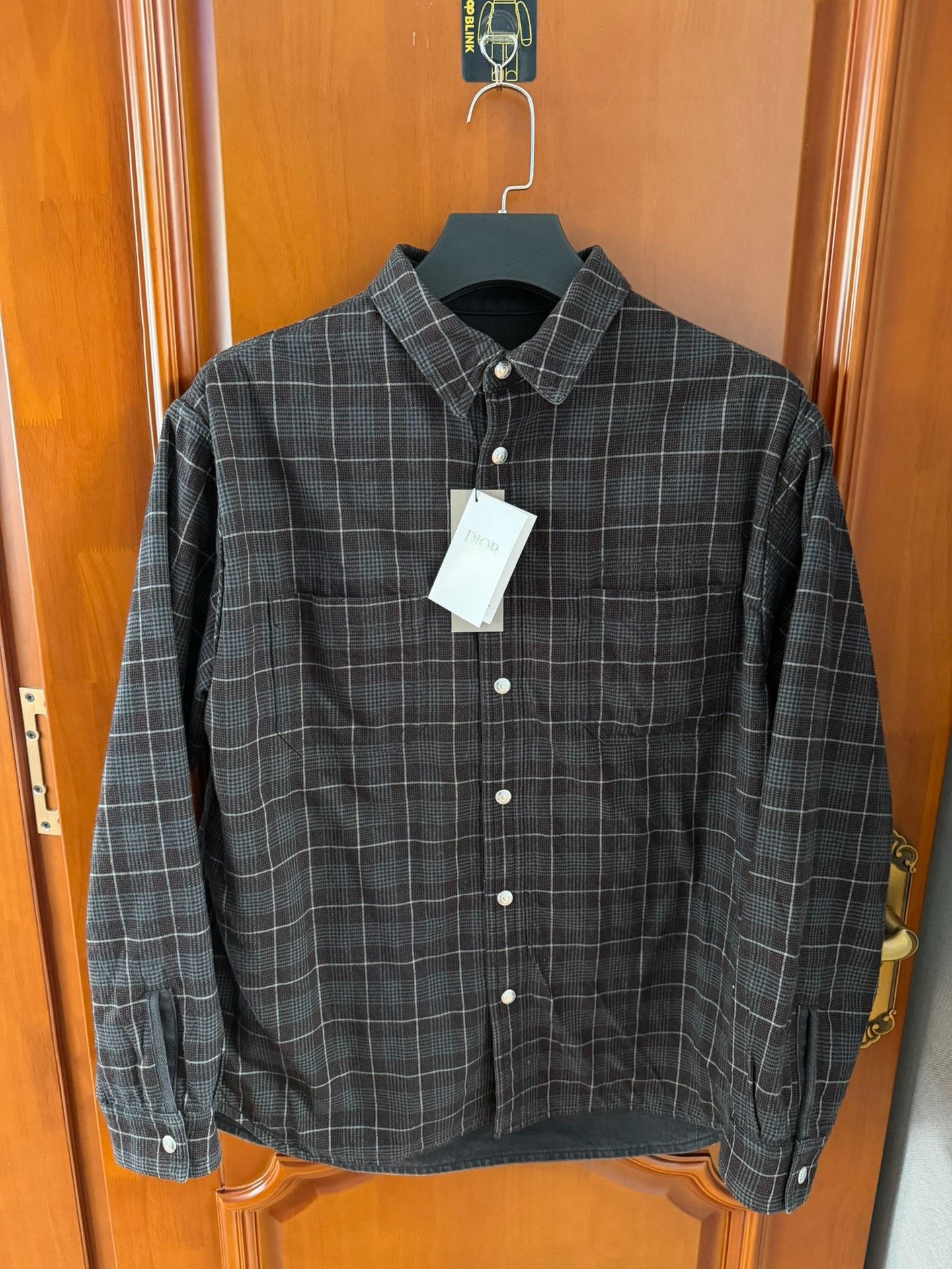 Dior Dior Reversible Plaid Denim Shirt Jacket Size 39 Size US M / EU 48-50 / 2 - 1 Thumbnail