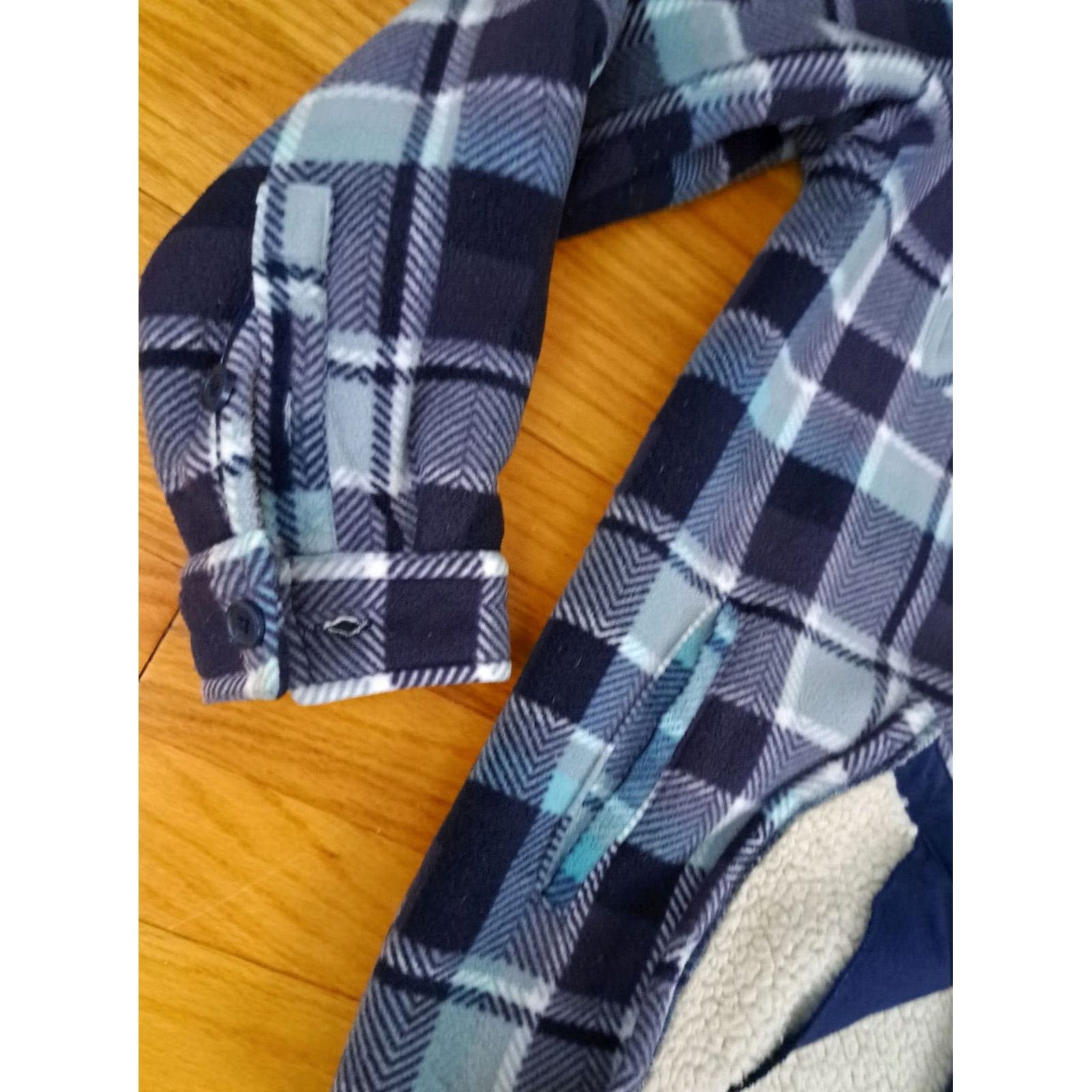 Vintage Soho Threads Plaid Shirt Button-Up Blue 2XL Long Sleeve Insulated Full Button Thick Outdoor Mens XXL Size US XXL / EU 58 / 5 - 2 Thumbnail