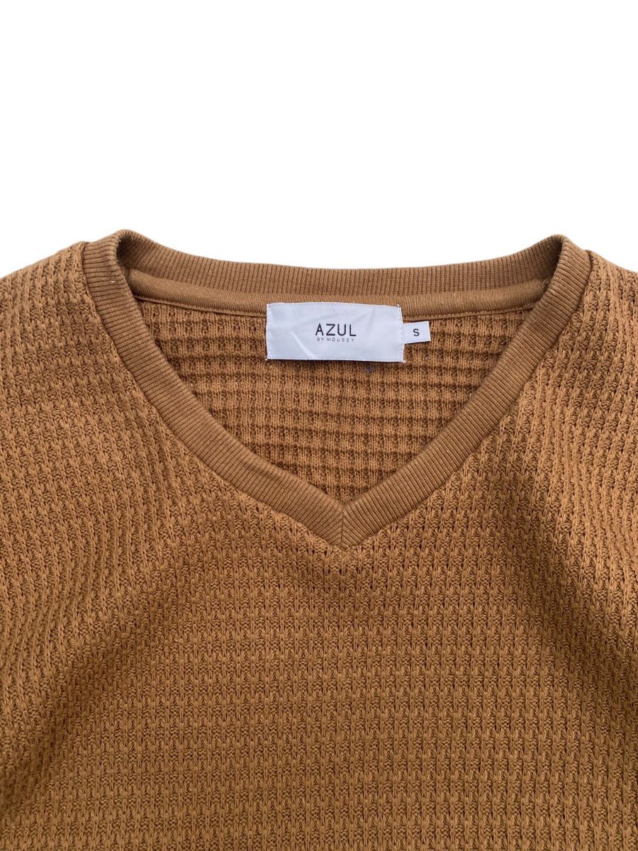 Japanese Brand × MOUSSY × Vintage Vtg Azul By Moussy Knitwear Tee Size US S / EU 44-46 / 1 - 5 Thumbnail