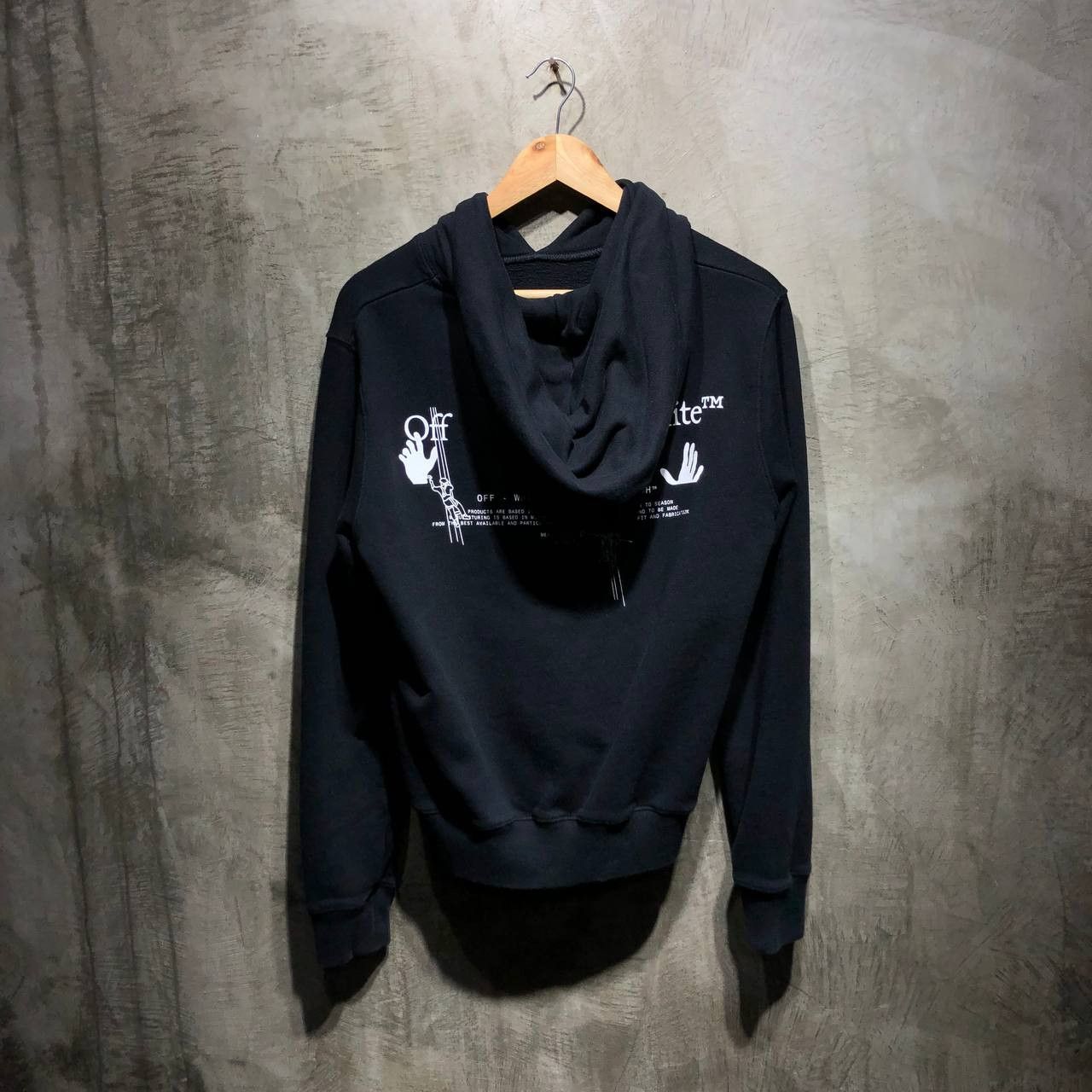 Off-White Off-White Workers Logo hoodie Size US M / EU 48-50 / 2 - 6 Thumbnail