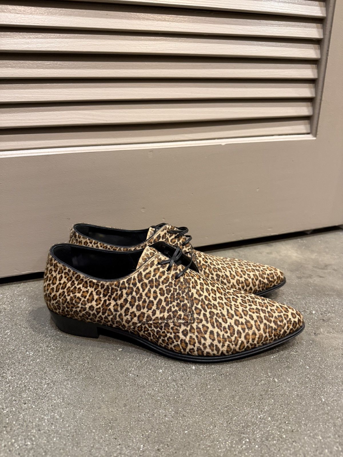 Celine × Hedi Slimane SS20 Celine White Brown Jacno Oxford 30mm