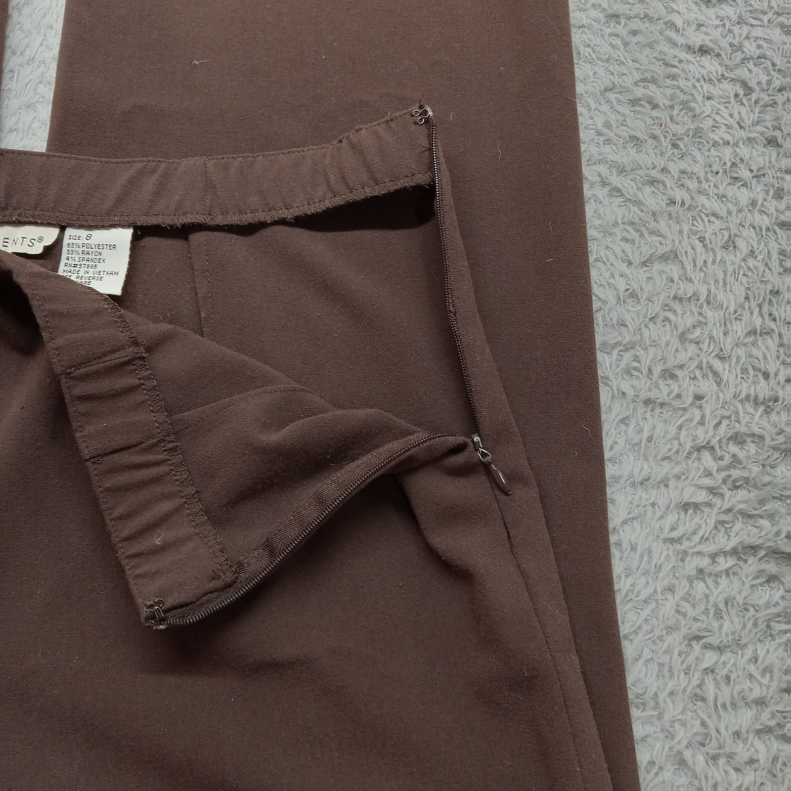 & Other Stories Requirements Dress Pants 8 (30 X 32) Women's Business Brown Size 30" / US 8 / IT 44 - 5 Thumbnail